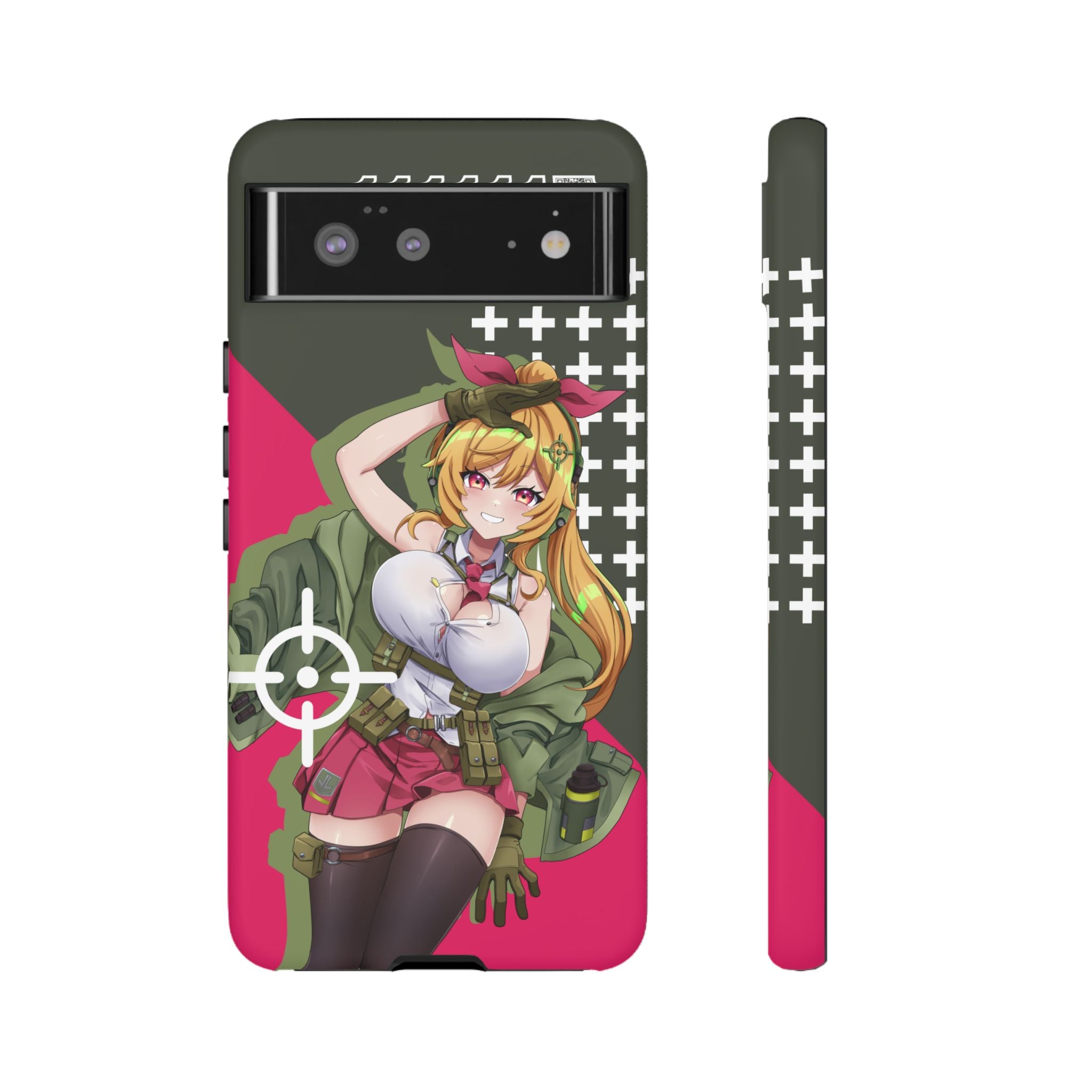 タレットガールズ - ロックオン スマホケース