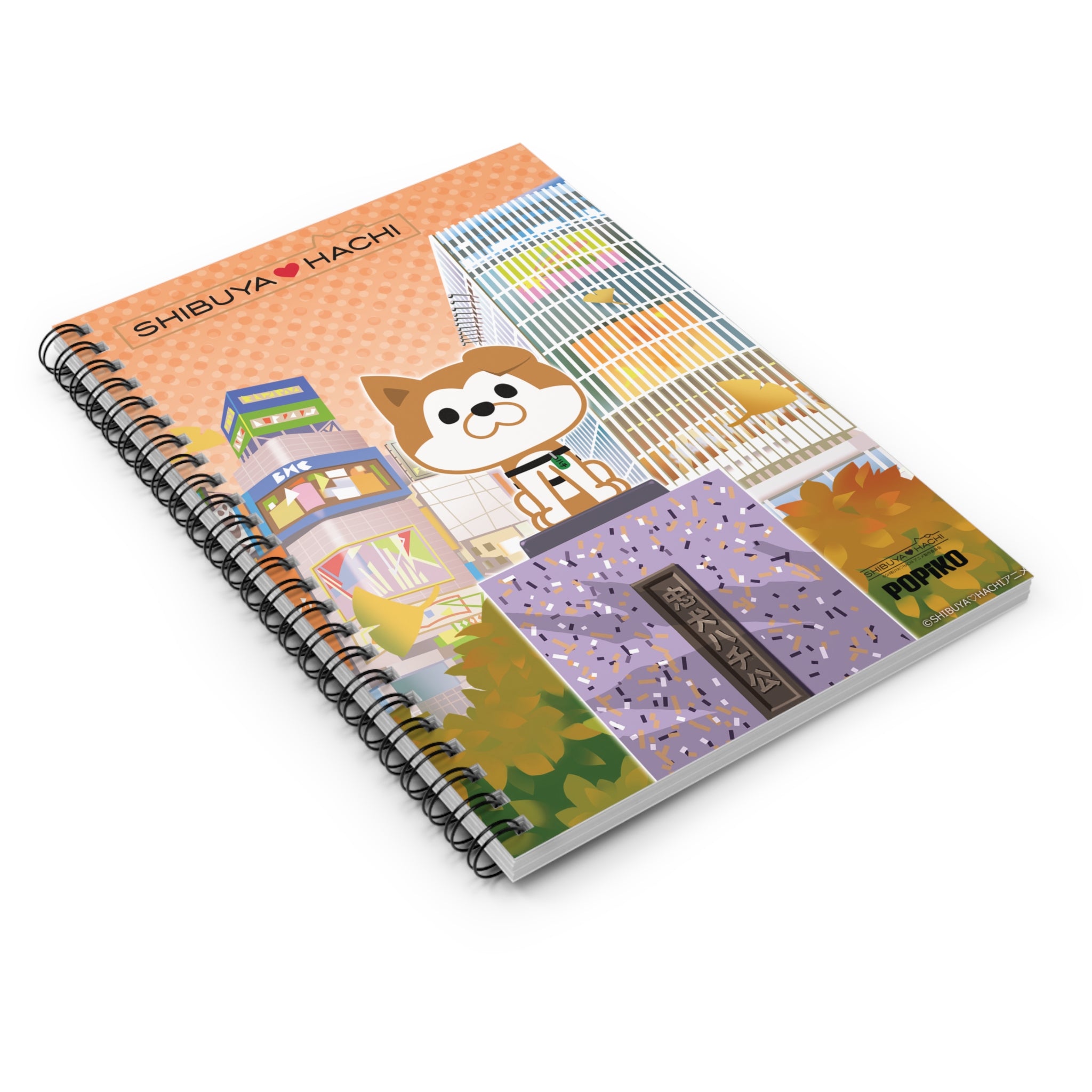 Shibuya Hachi Spiral Notebook
