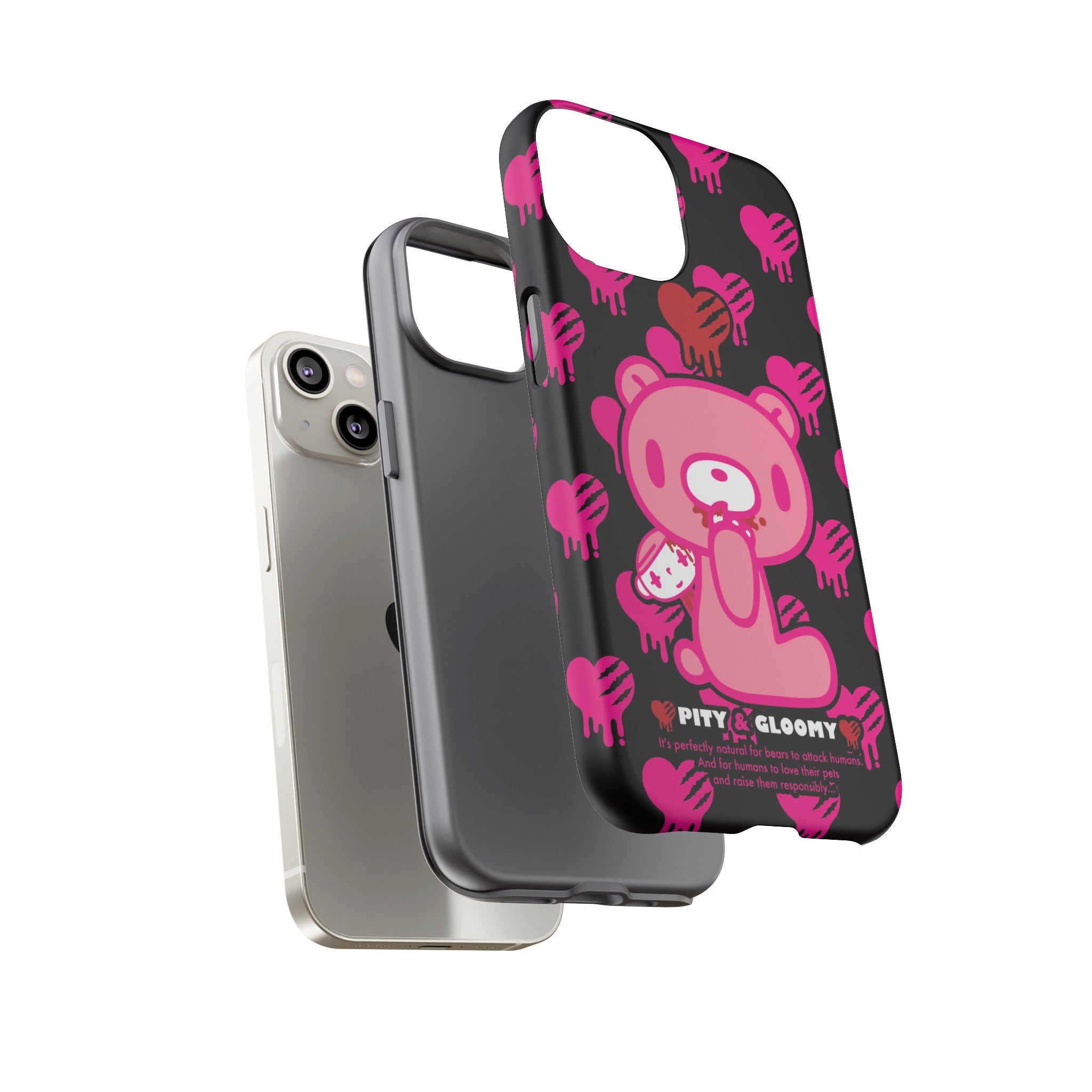 Gloomy Bear Pink Phone Case