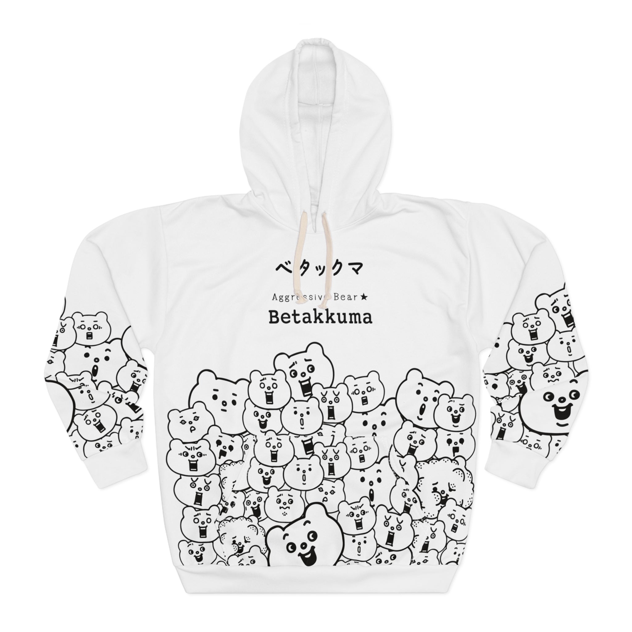 Betakkuma Aggressive Bear Hoodie