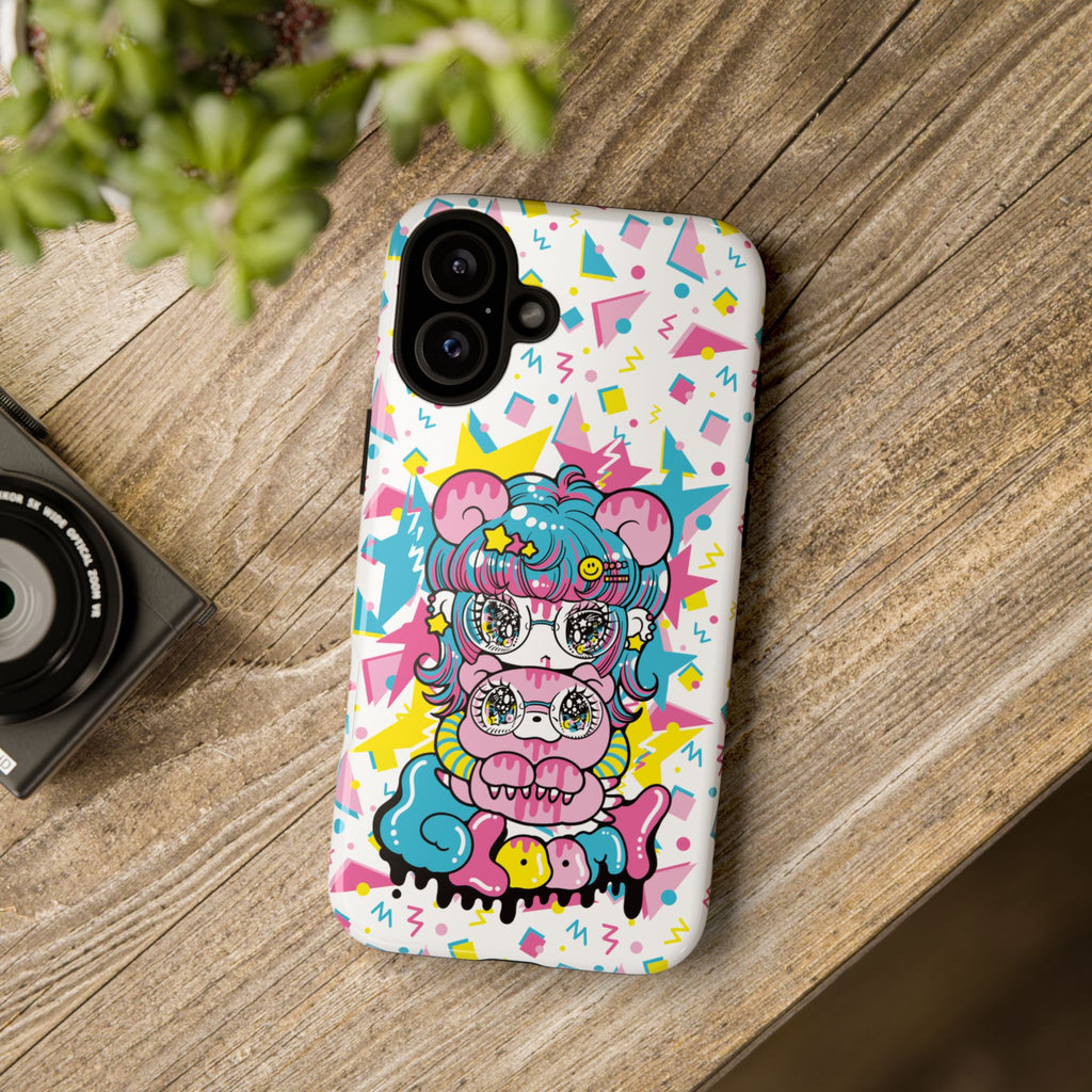 YURIE SEKIYA X GLOOMY BEAR ⭐️ FIRE GIRL PHONE CASE
