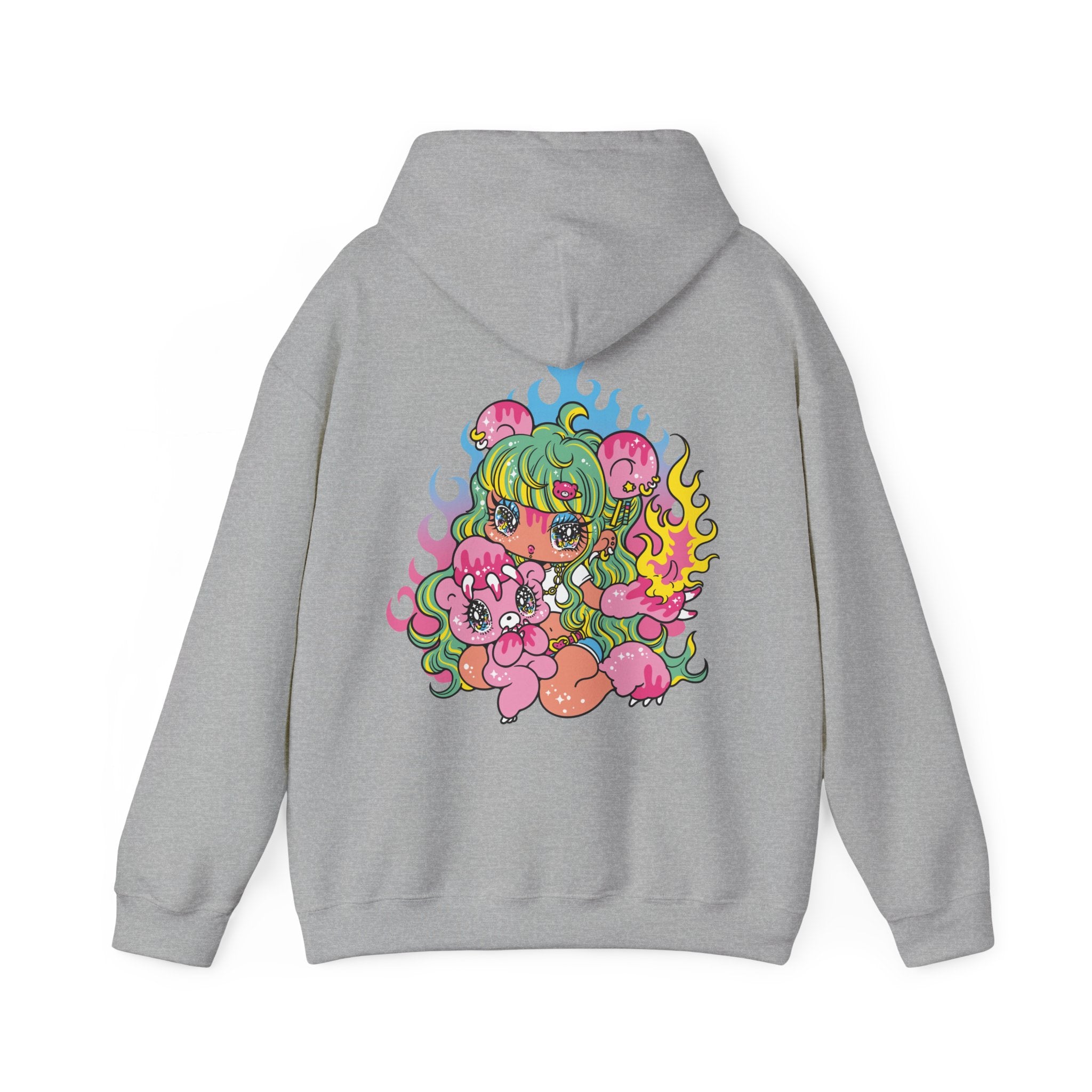 YURIE SEKIYA X GLOOMY BEAR ユニセックス フード付きスウェットシャツ