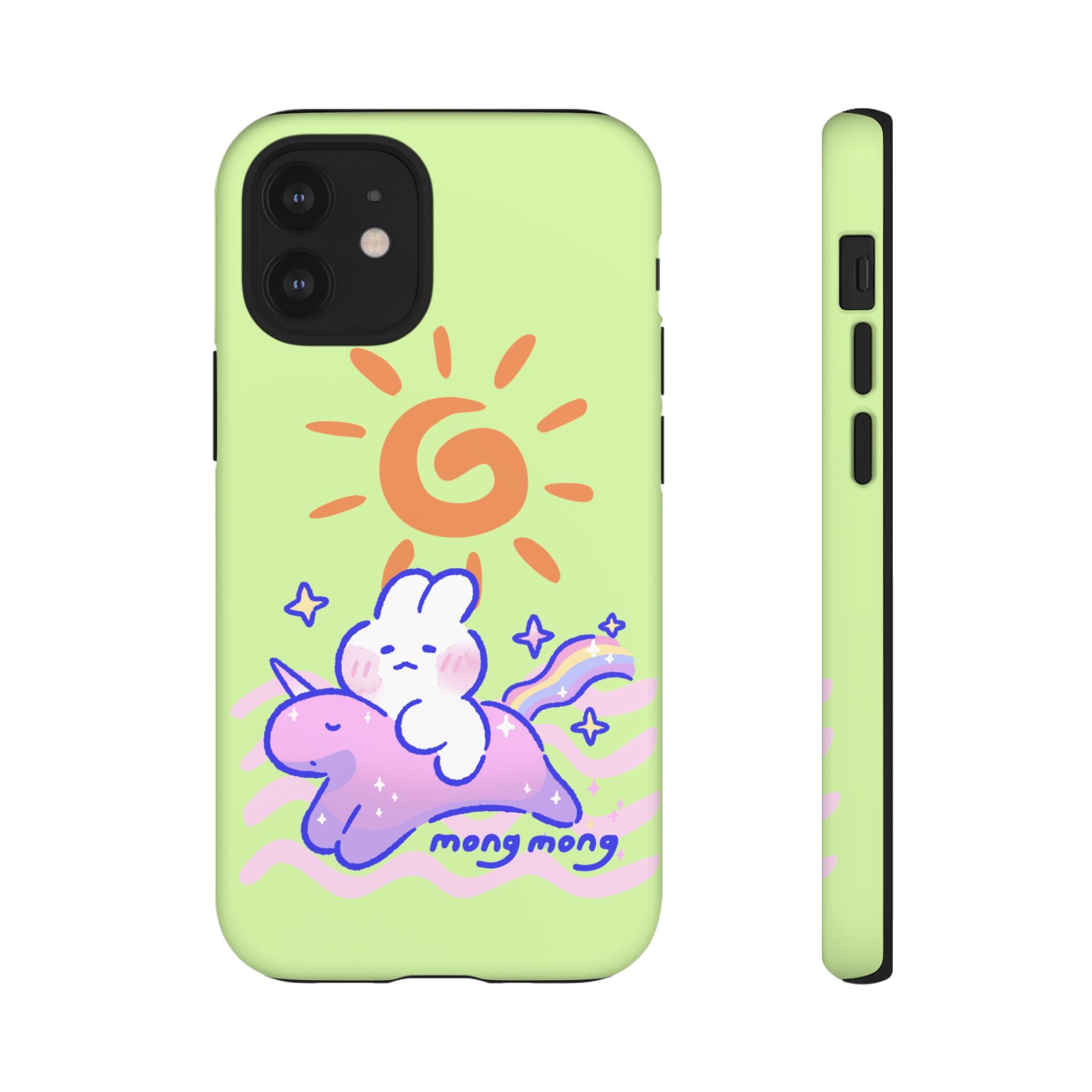 Lovely Mong Mong Ride a Unicorn Phone Case