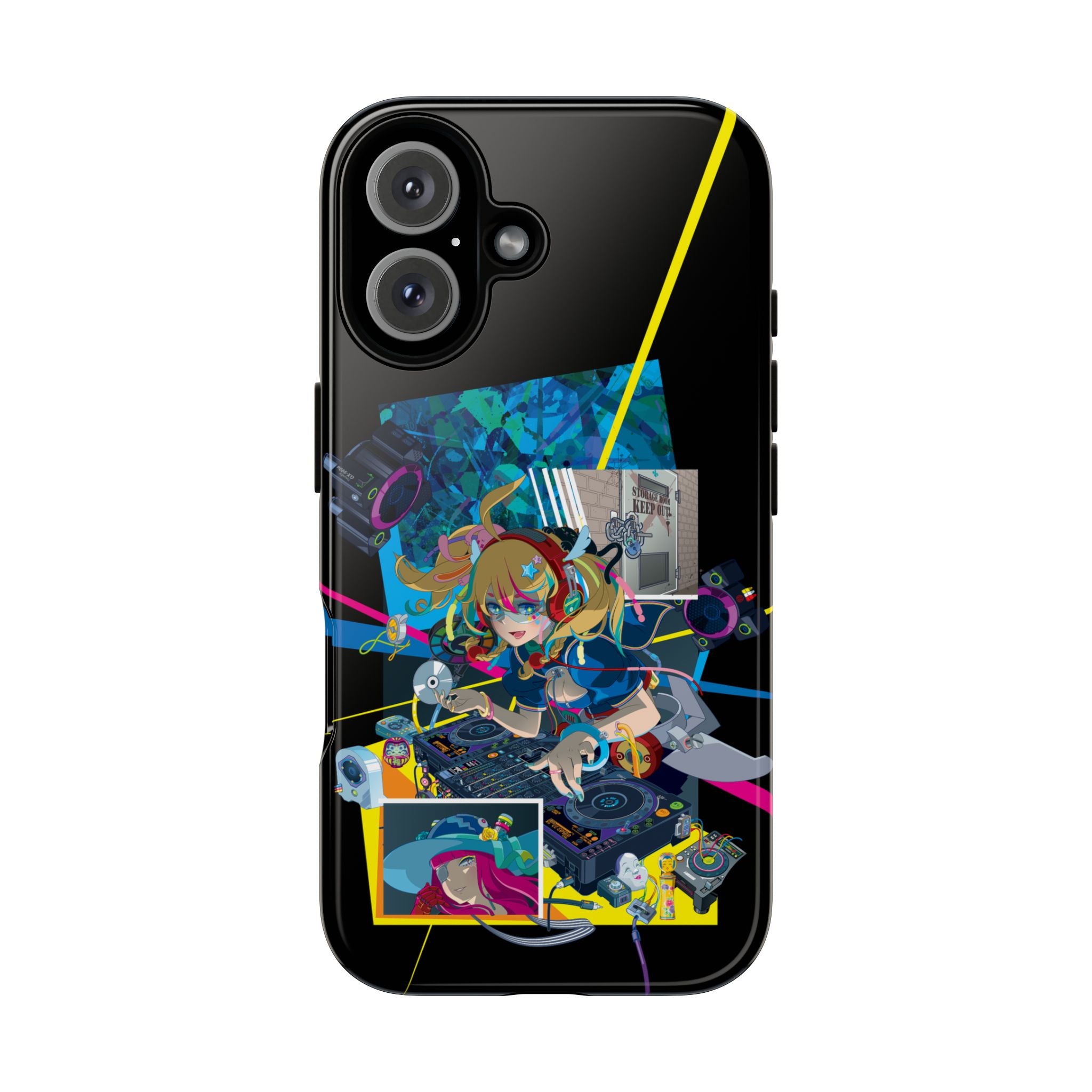 HYPERSONIC music club DJ VAL - Tough Phone Case