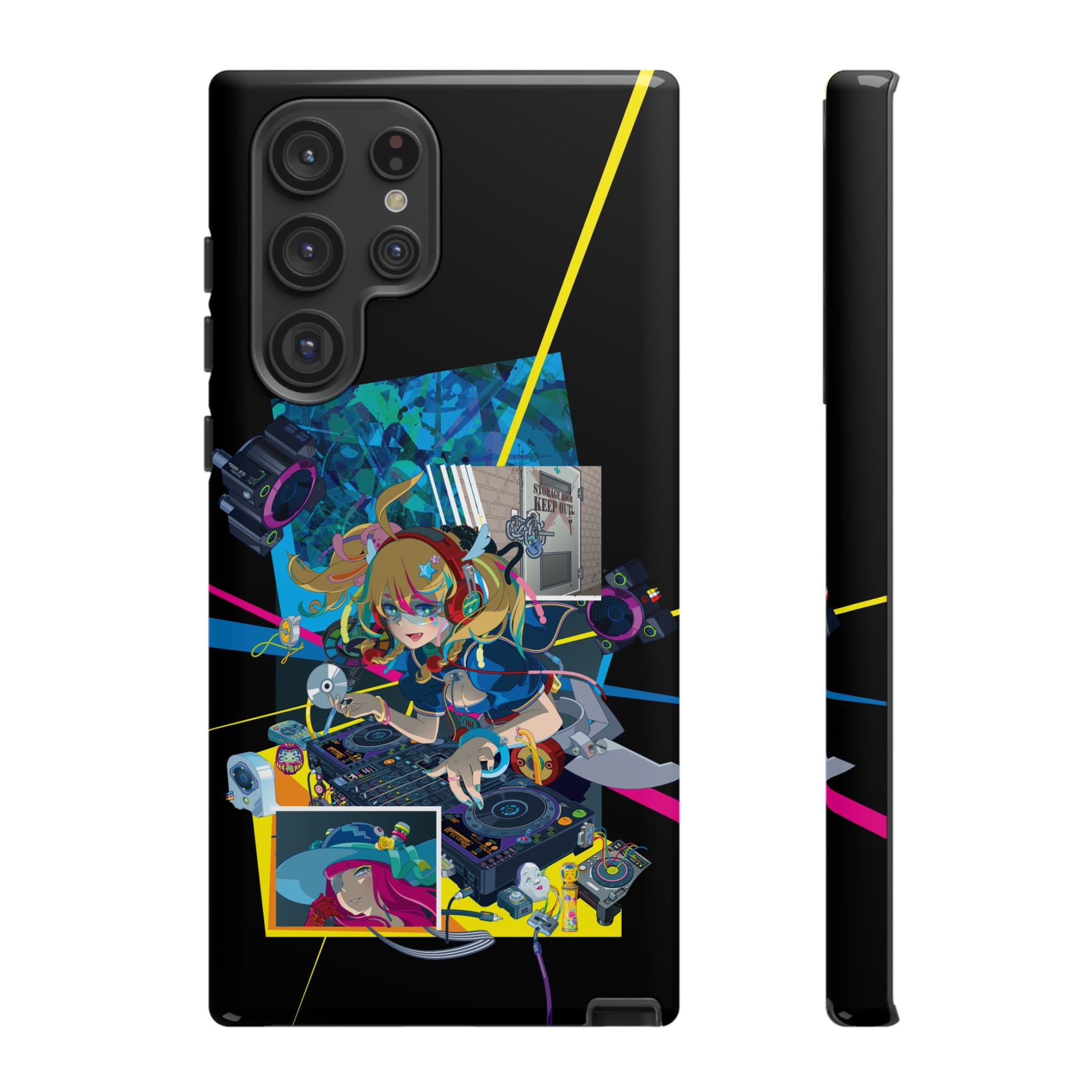 HYPERSONIC music club DJ VAL - Tough Phone Case