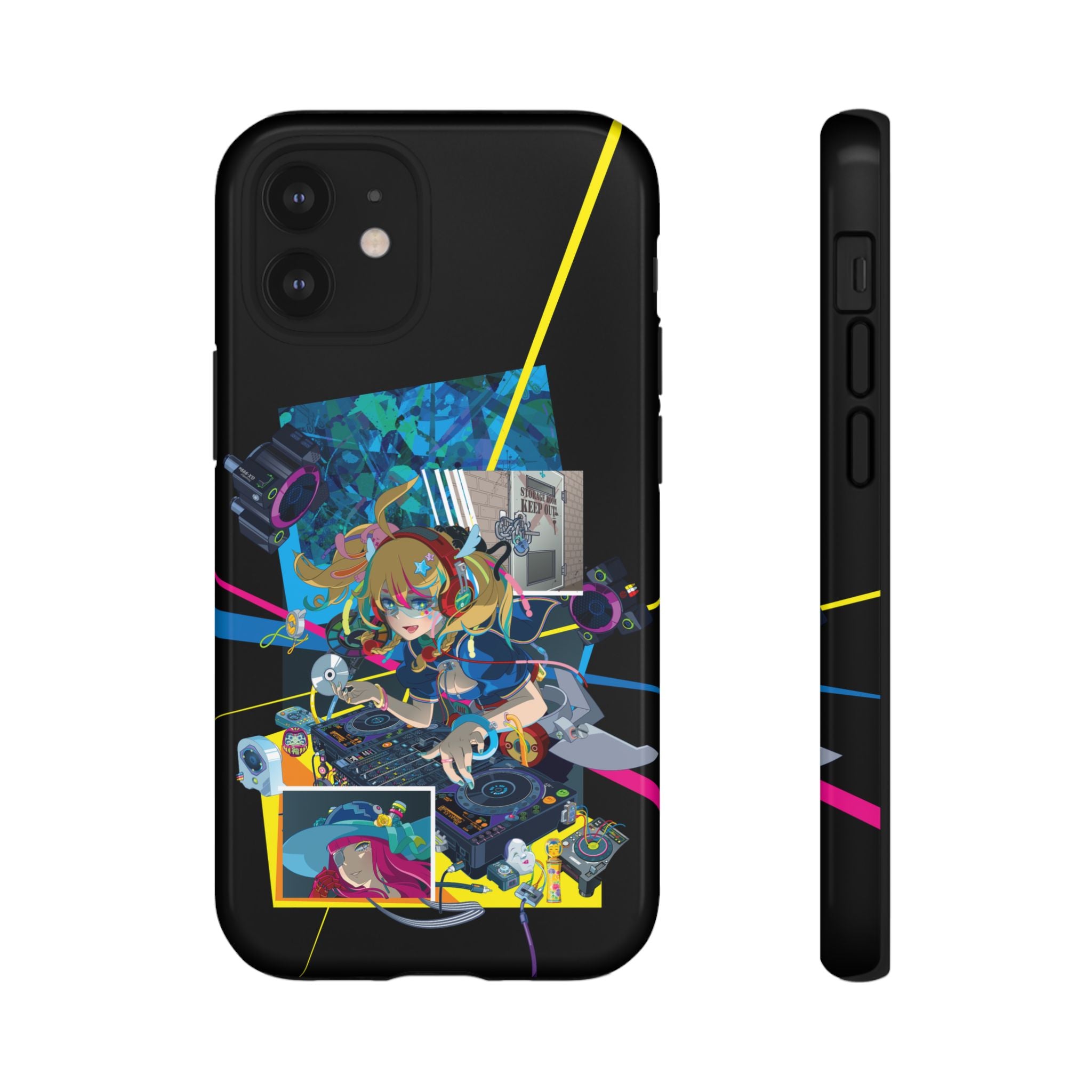 HYPERSONIC music club DJ VAL - Tough Phone Case