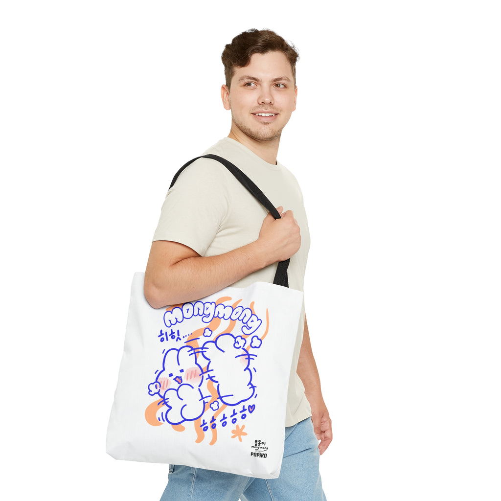 Lovely Mong Mong Swoosh Tote