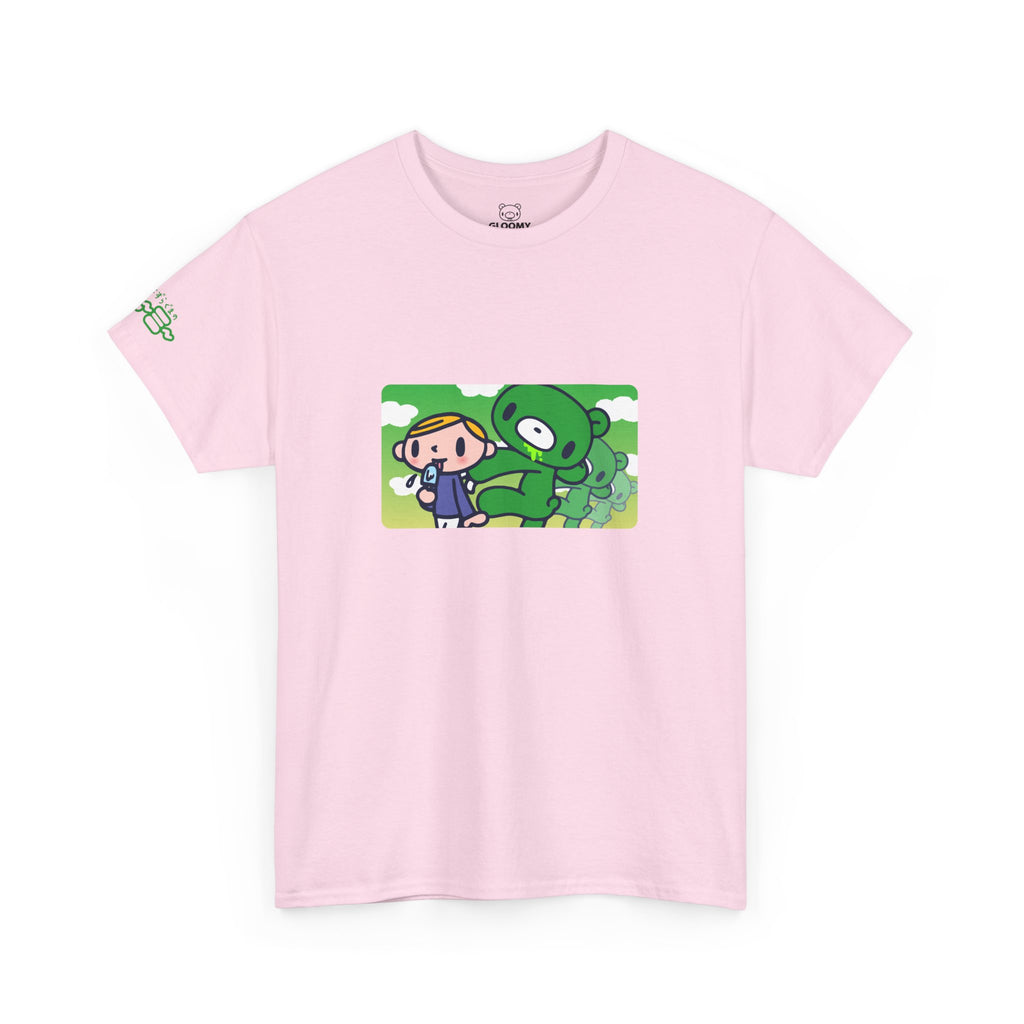 Sneak Up Green Gloomy Bear Tee
