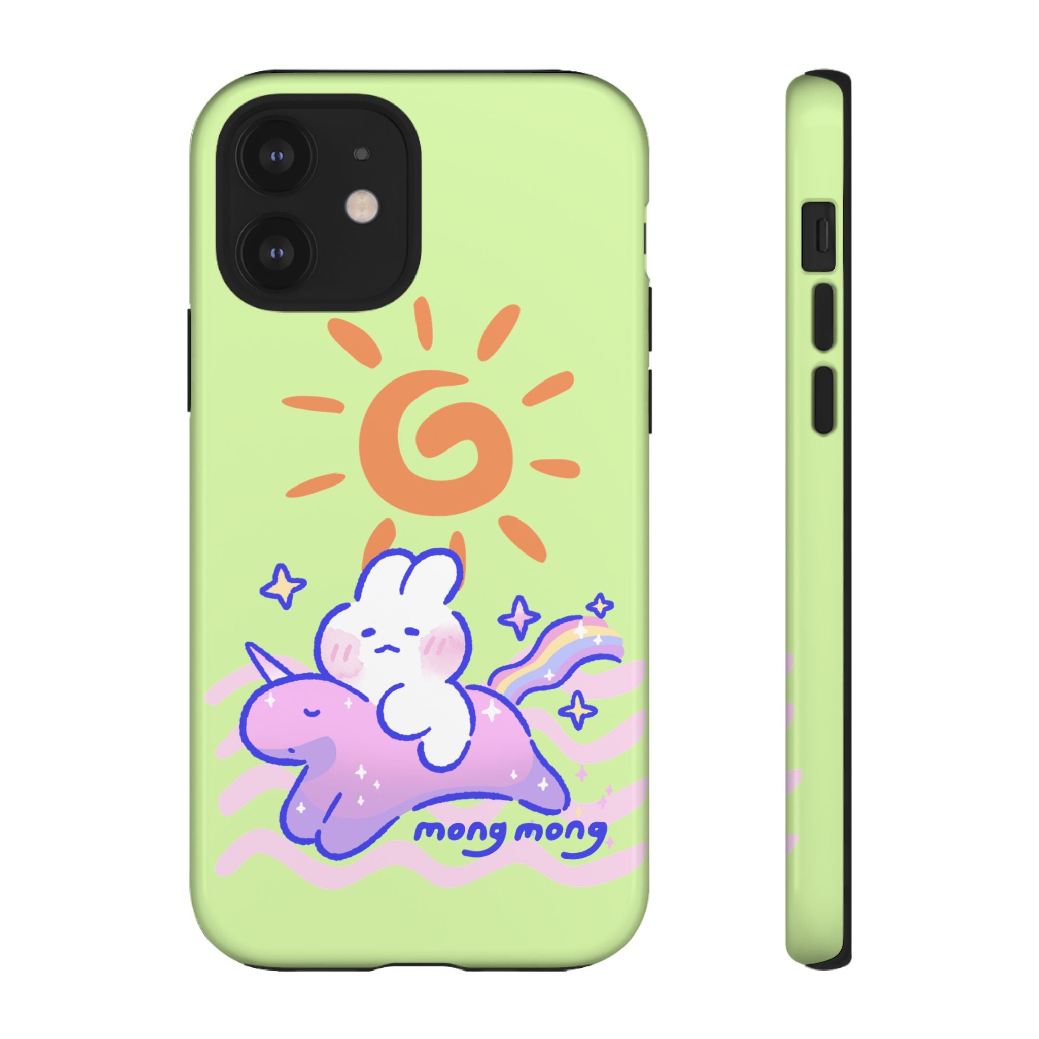 Lovely Mong Mong Ride a Unicorn Phone Case