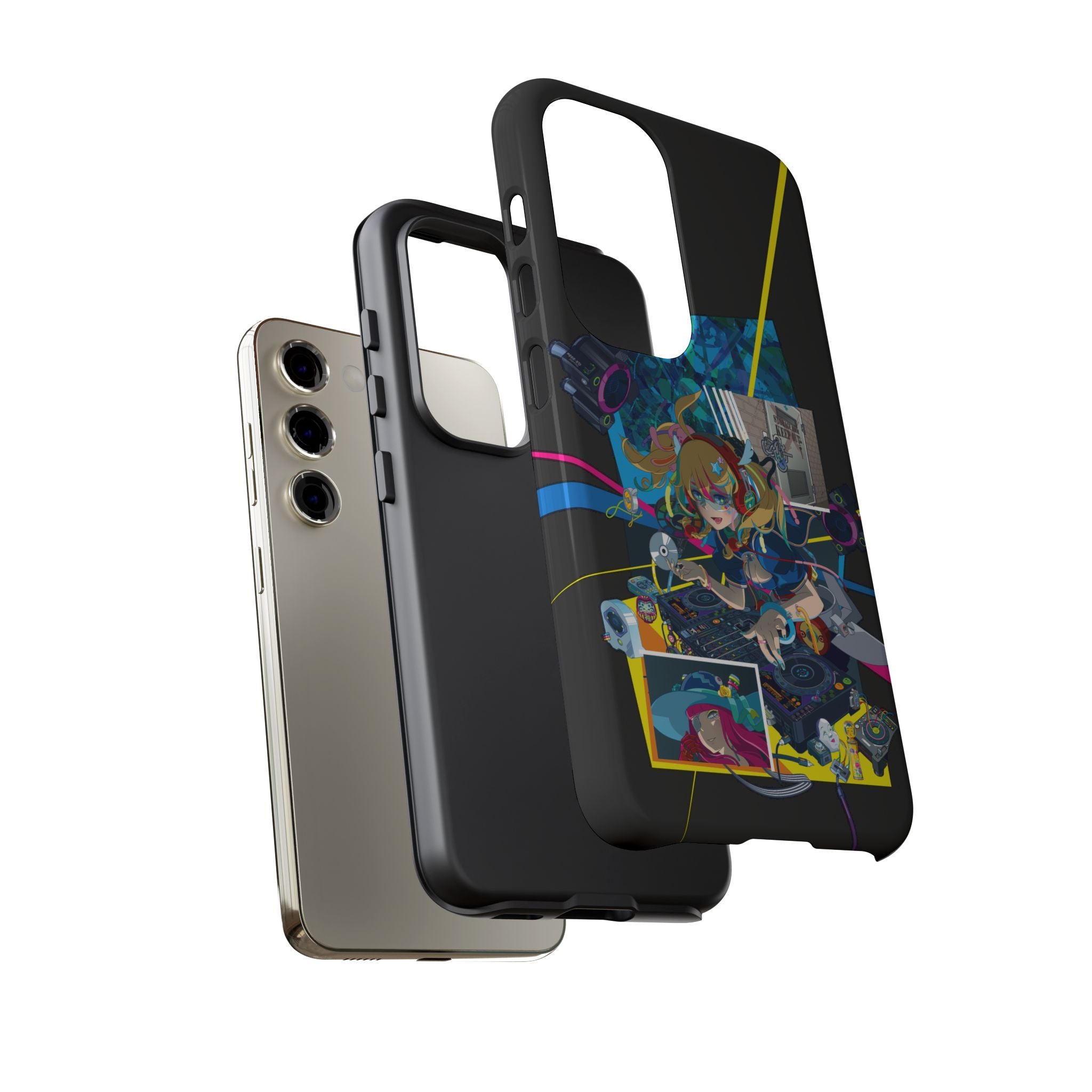 HYPERSONIC music club DJ VAL - Tough Phone Case