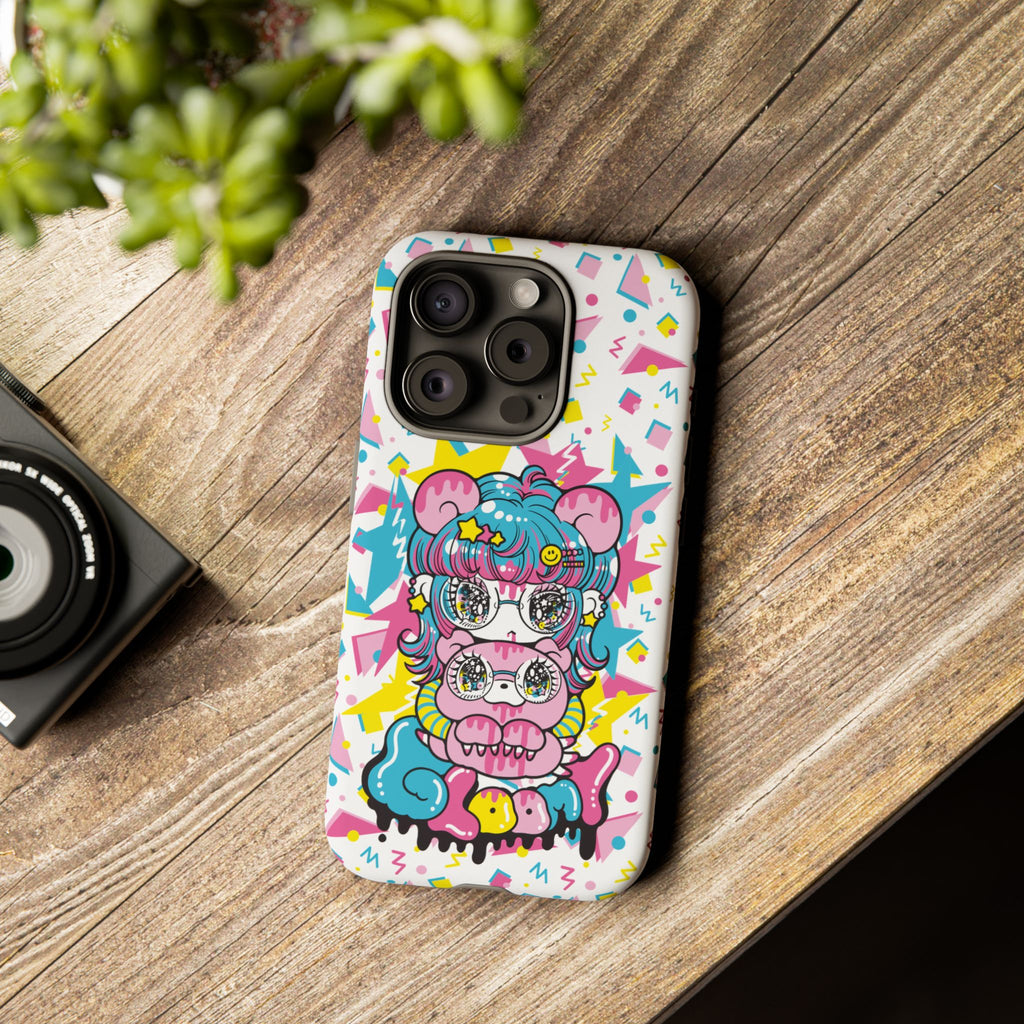 YURIE SEKIYA X GLOOMY BEAR ⭐️ FIRE GIRL PHONE CASE