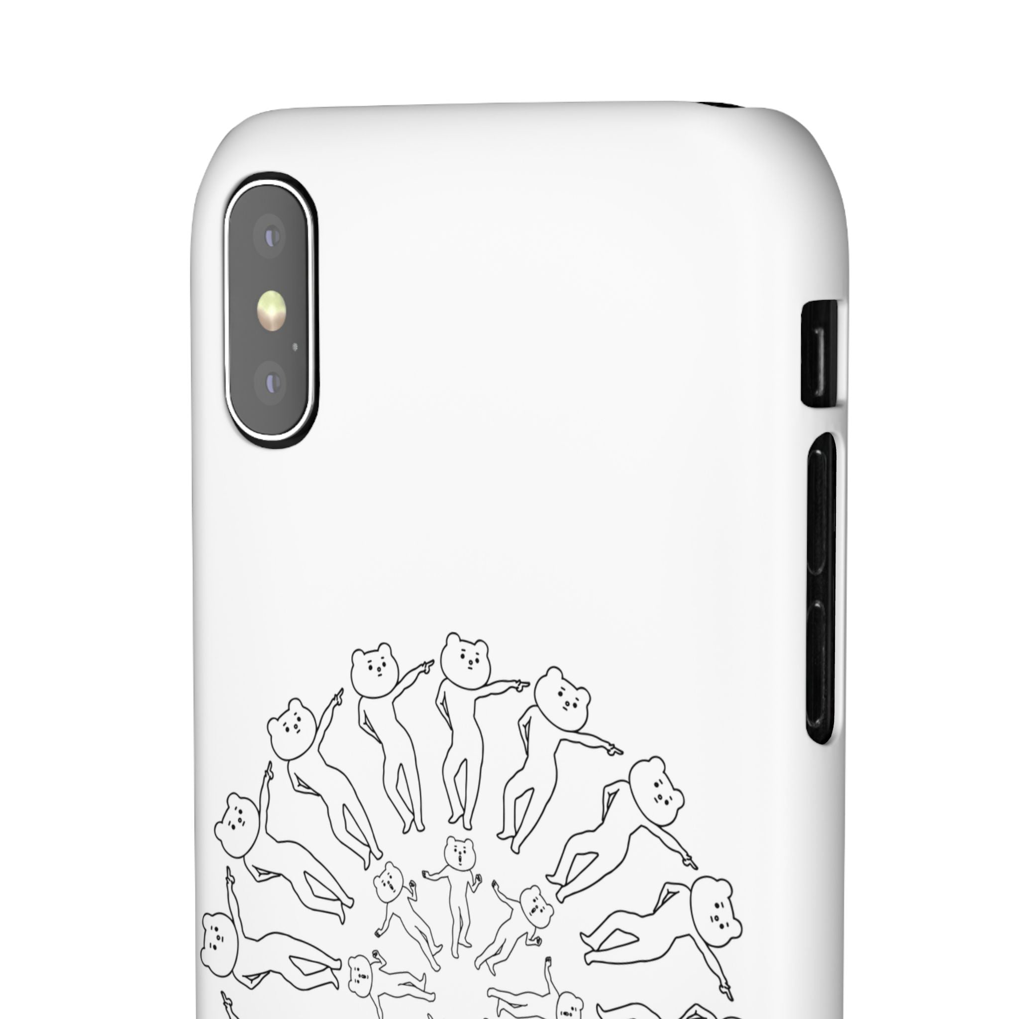 Betakkuma Swirl Pattern Phone Case