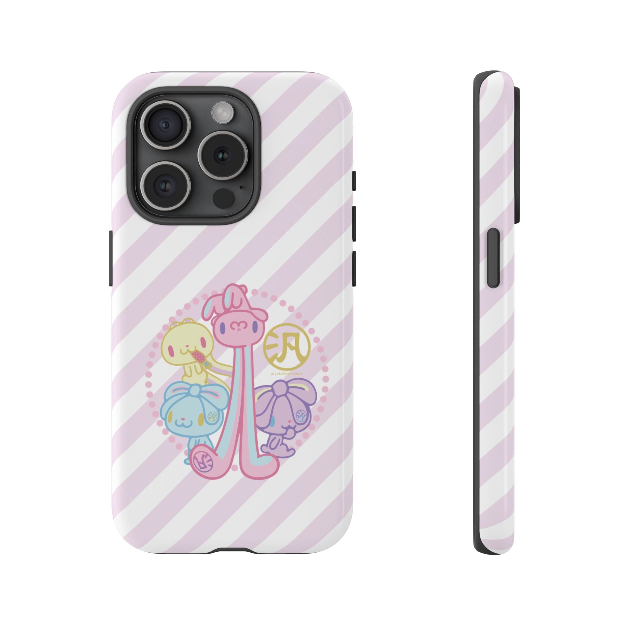 All Purpose Bunny Group Pastel Phone Case