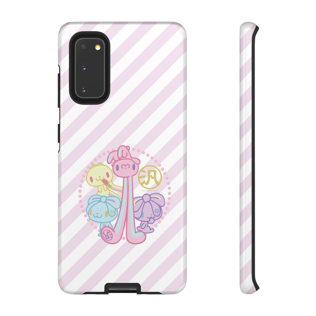 All Purpose Bunny Group Pastel Phone Case