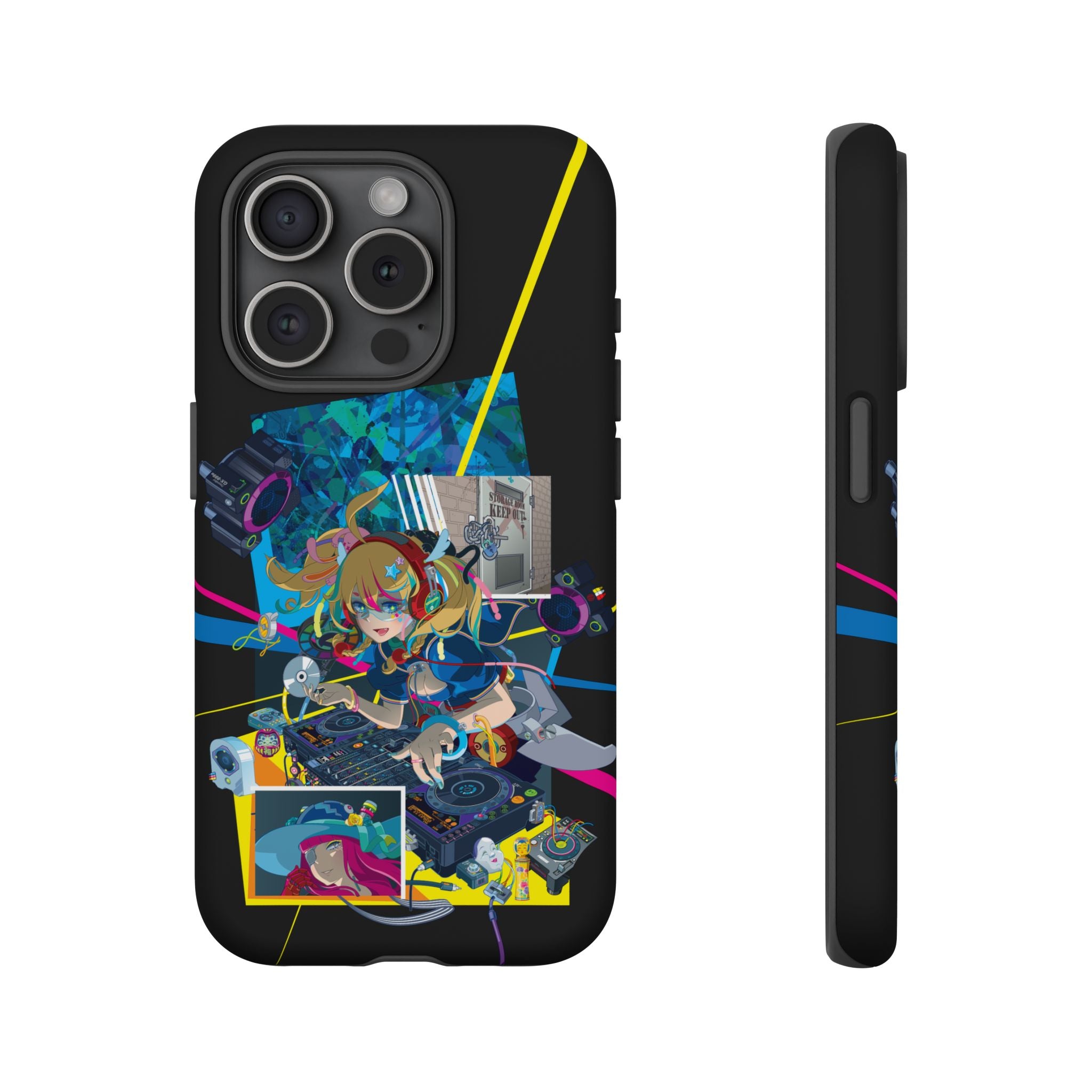 HYPERSONIC music club DJ VAL - Tough Phone Case