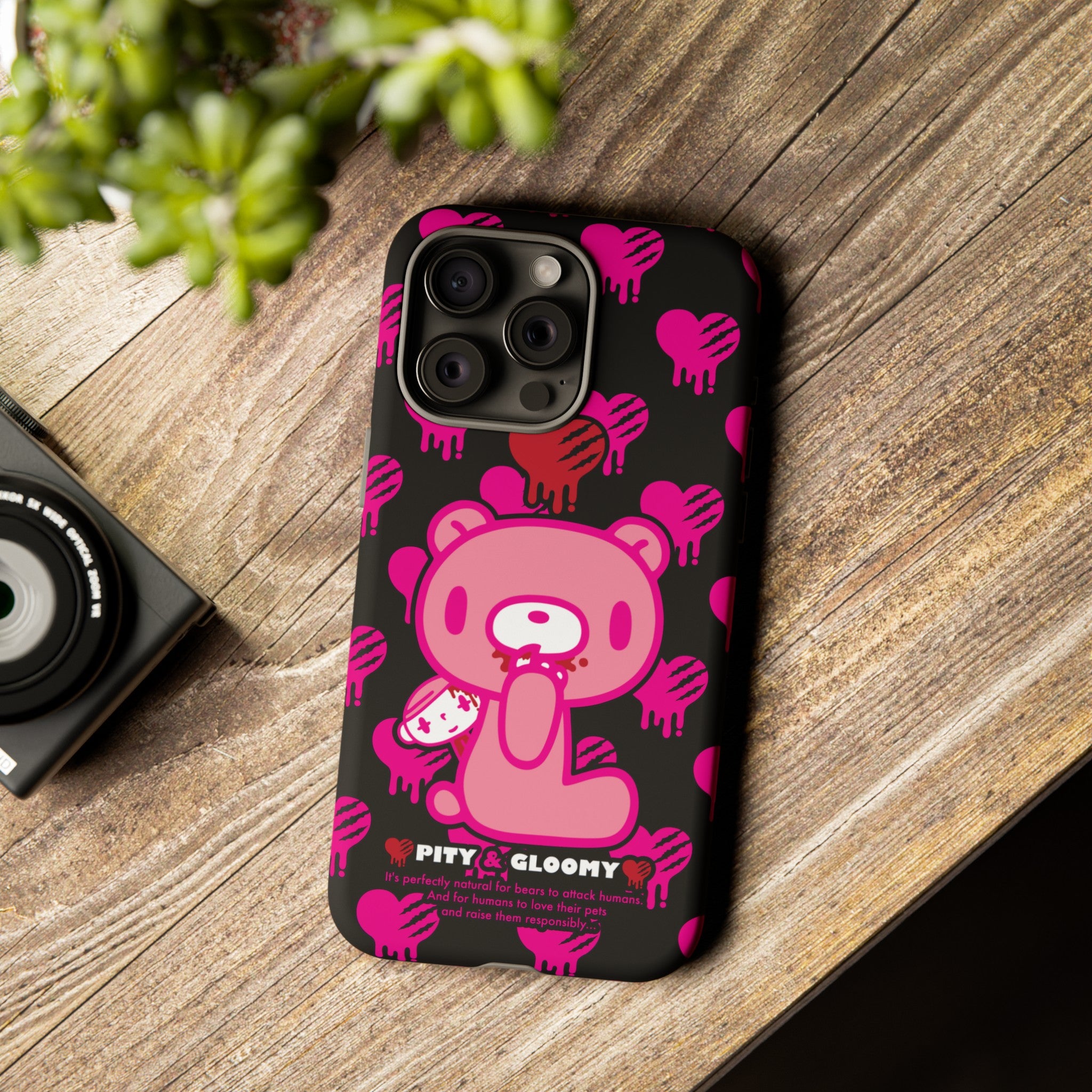 Gloomy Bear Pink Phone Case