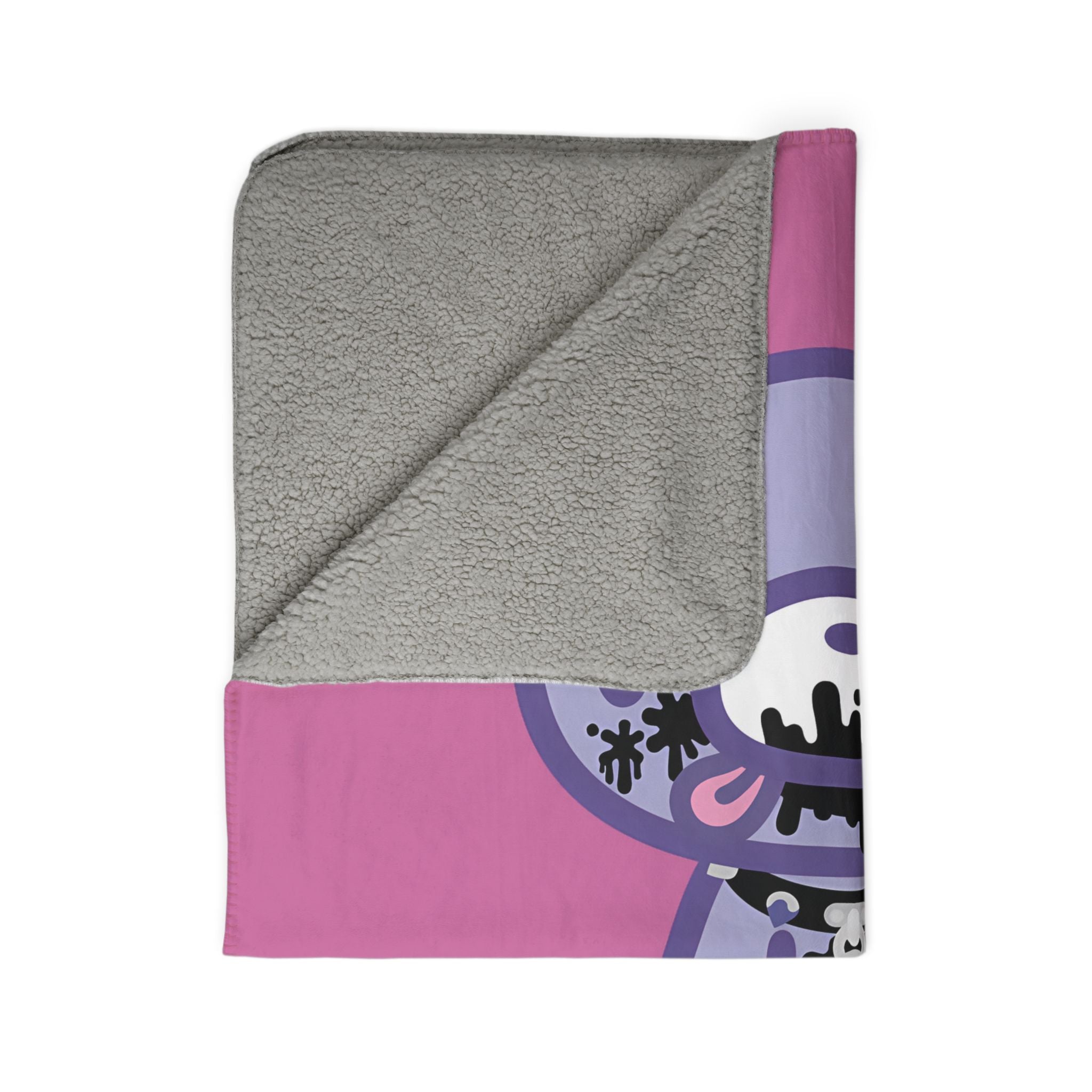 Gloomy Bear x DEDGRL6 "Yum Yum Jelly" Fleece Sherpa Blanket