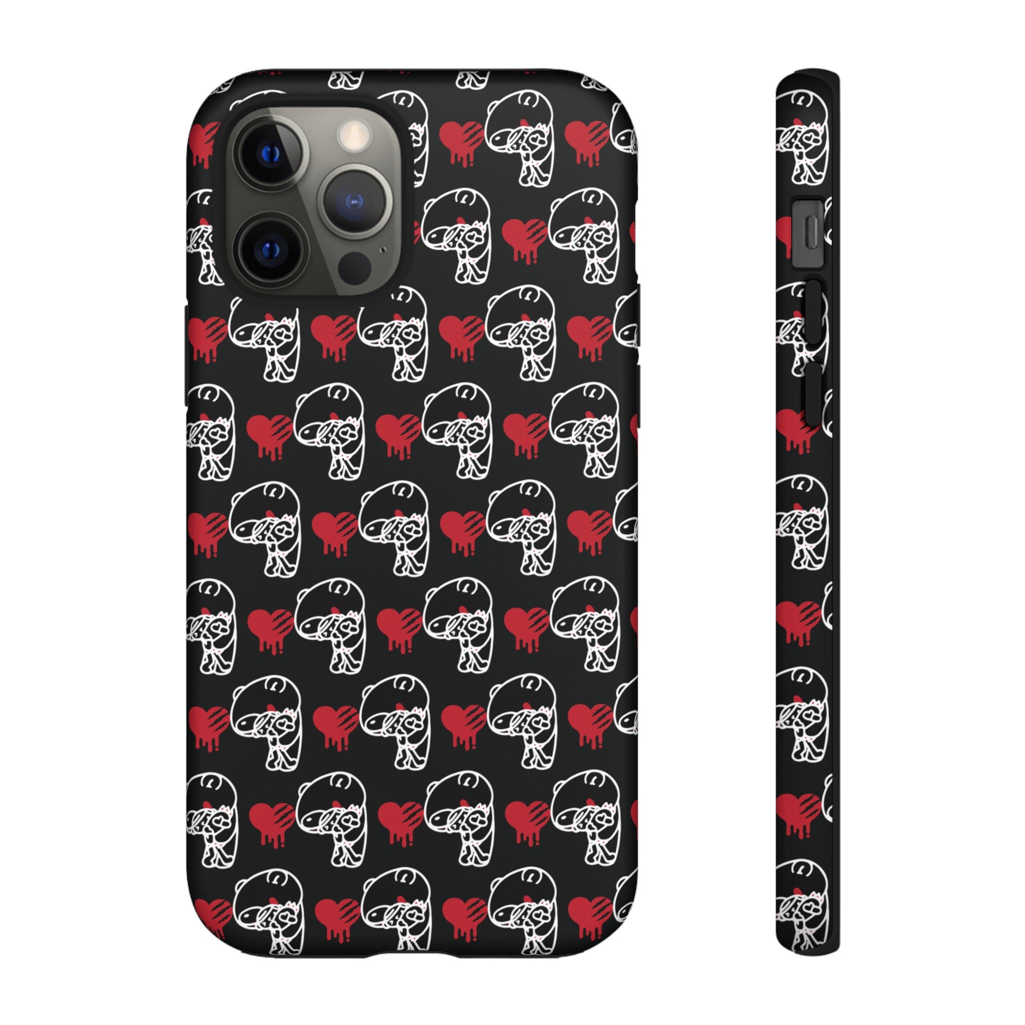 Gloomy & Pity Hug [Black] - Tough Phone Case