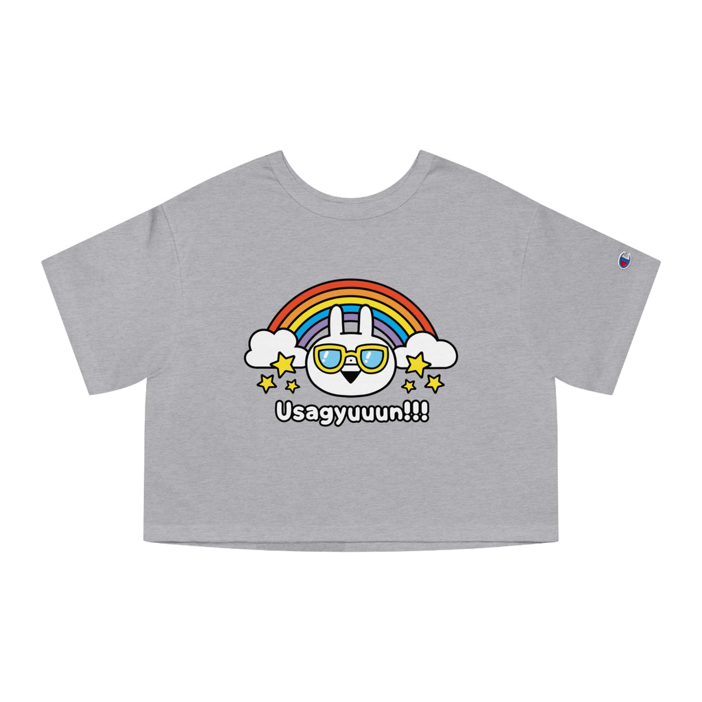 Usagyuuun T Champion Women's Heritage Cropped T-Shirt