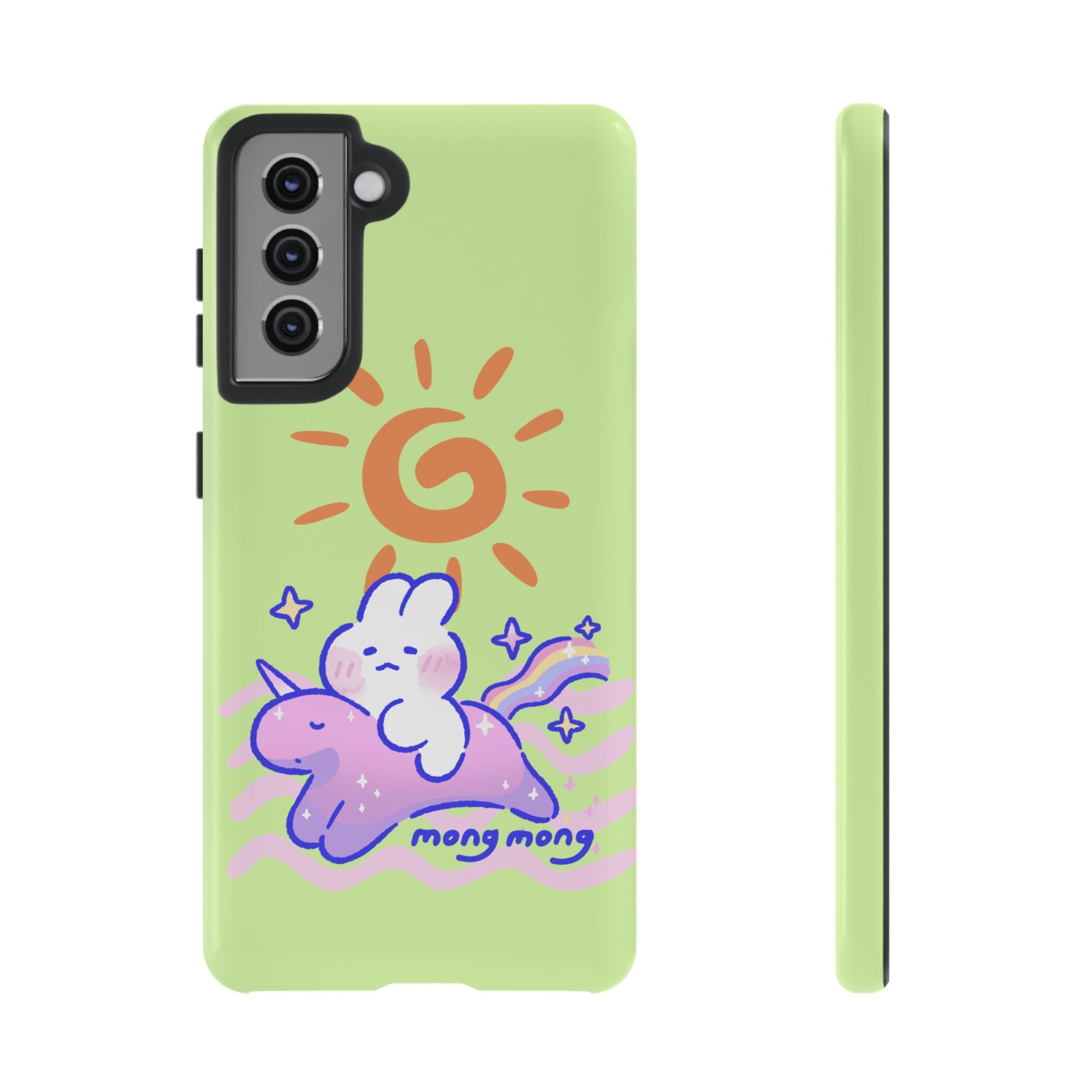 Lovely Mong Mong Ride a Unicorn Phone Case