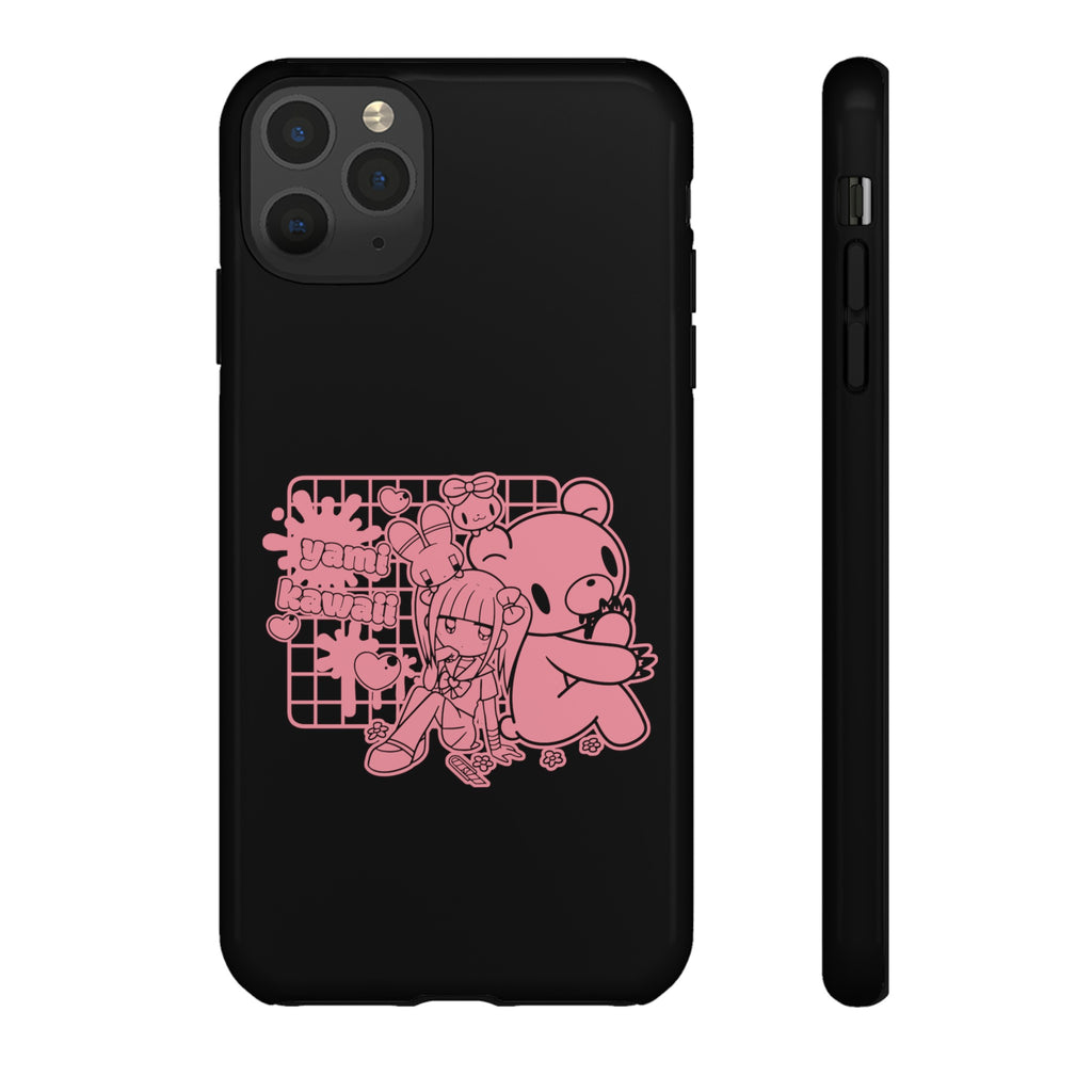 Menherachan X Gloomy Bear Yami Kawaii Phone Case