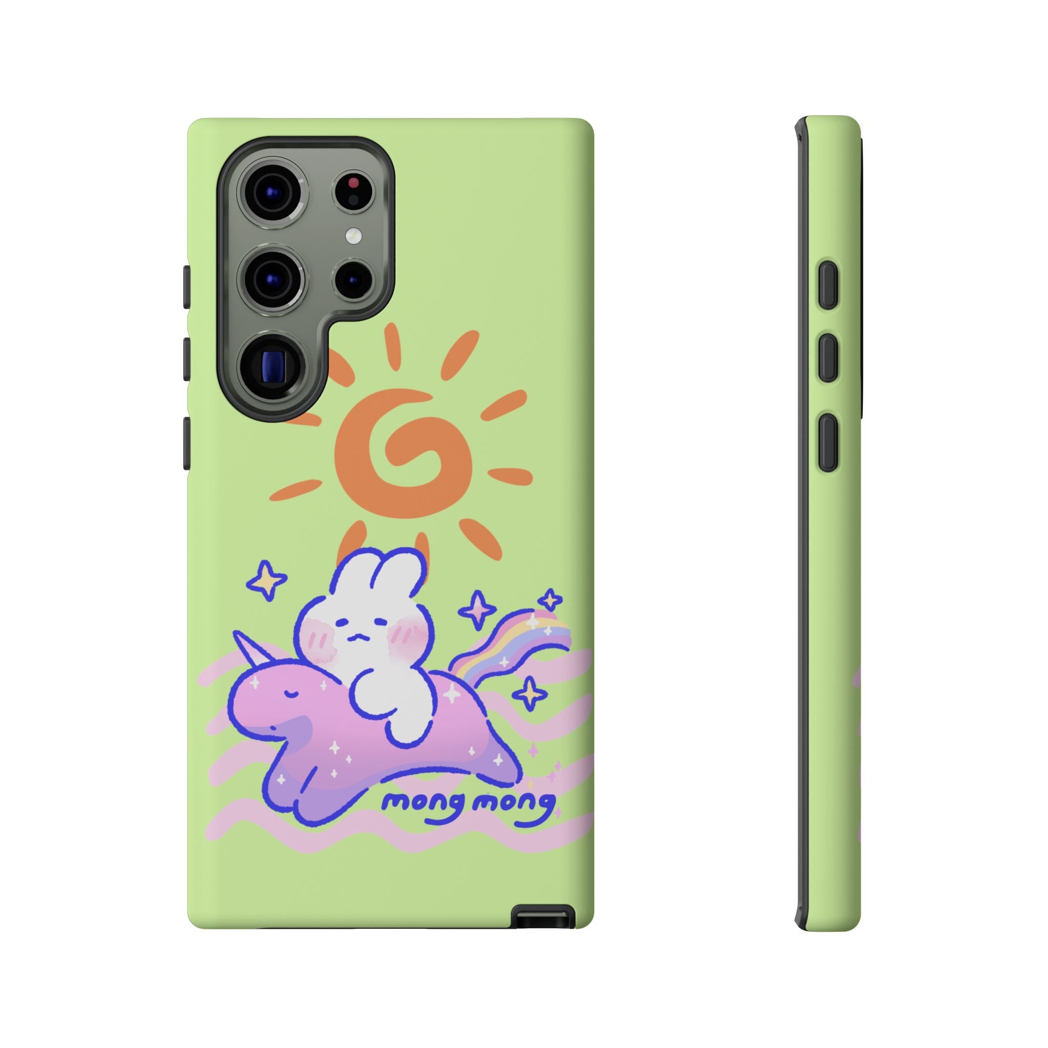 Lovely Mong Mong Ride a Unicorn Phone Case