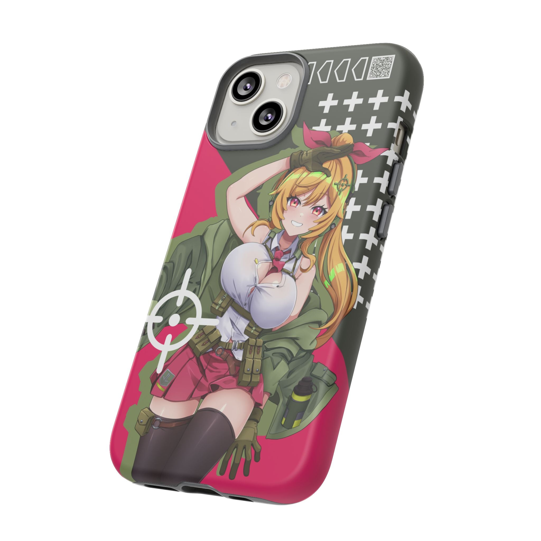 タレットガールズ - ロックオン スマホケース