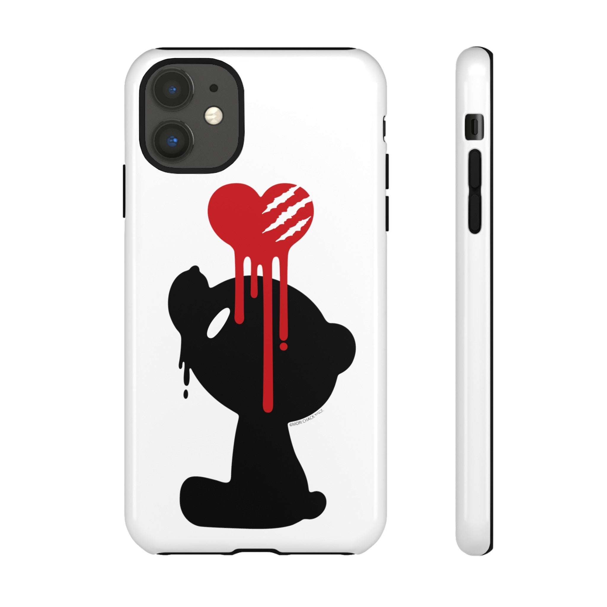 Gloomy Bear Heart - Dual Layer Phone Case