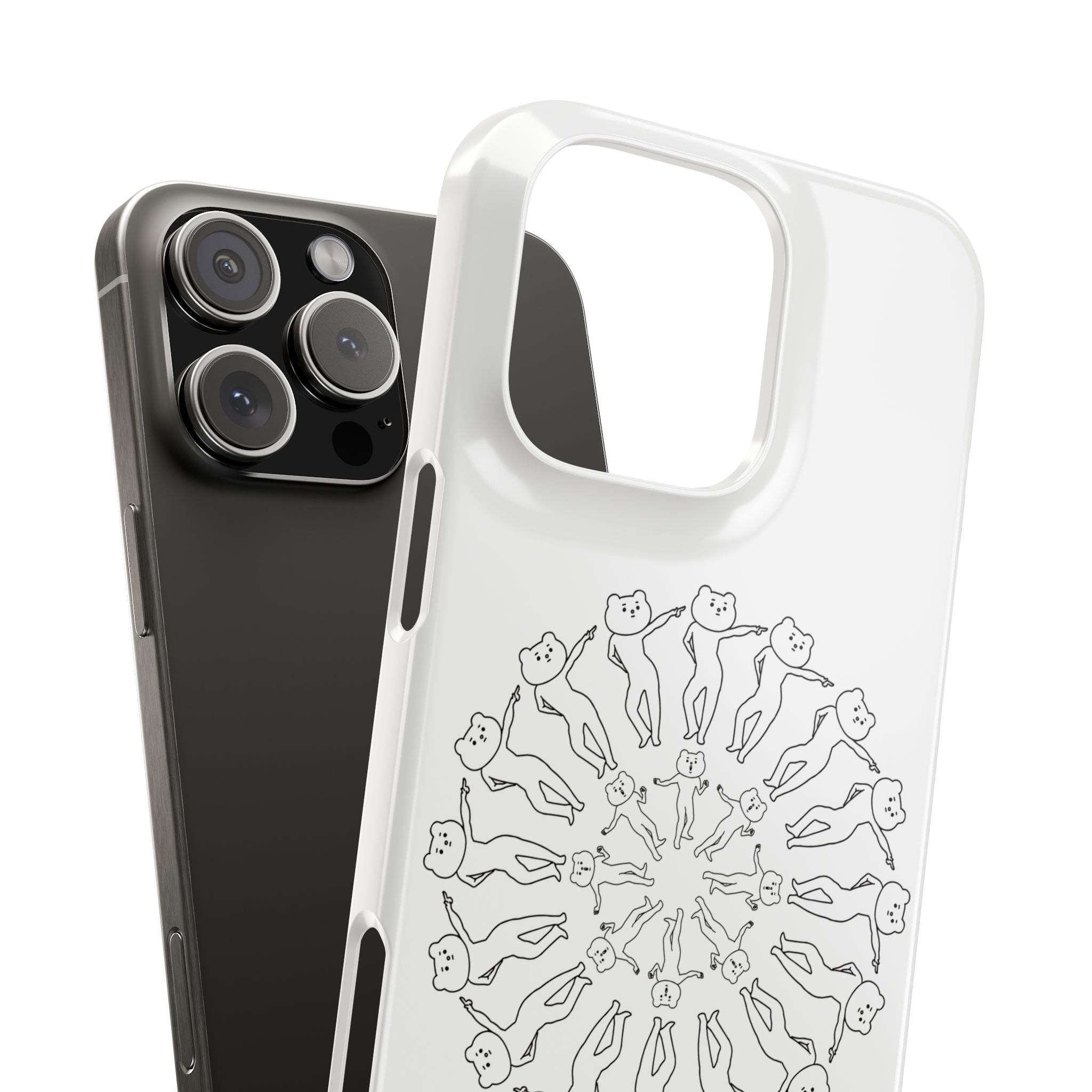 Betakkuma Swirl Pattern Phone Case