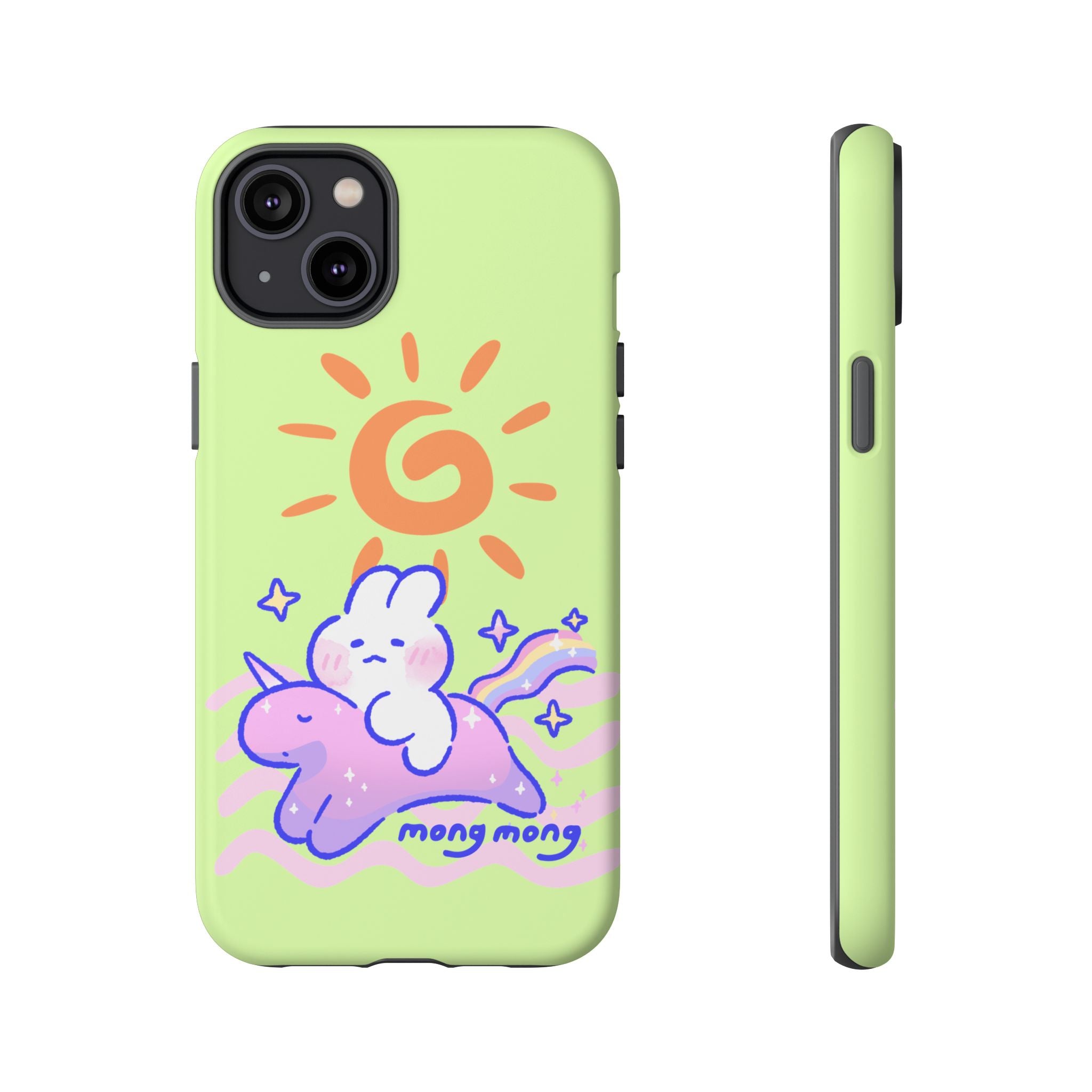 Lovely Mong Mong Ride a Unicorn Phone Case