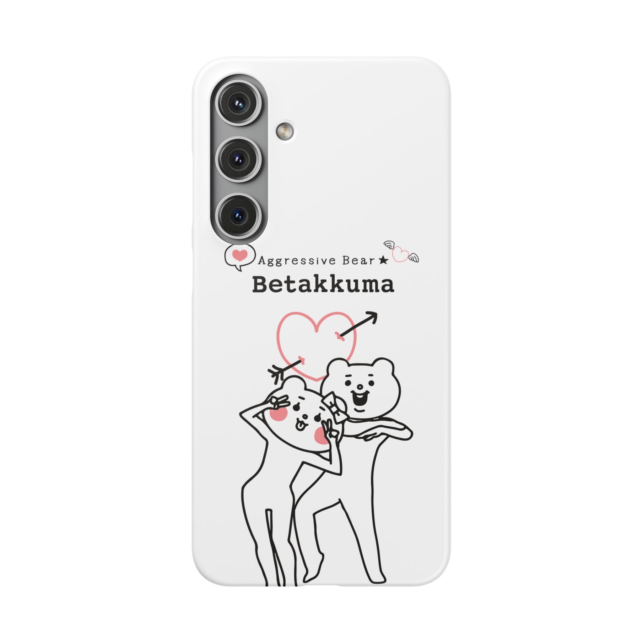Betakkuma Arrow Heart Phone Case
