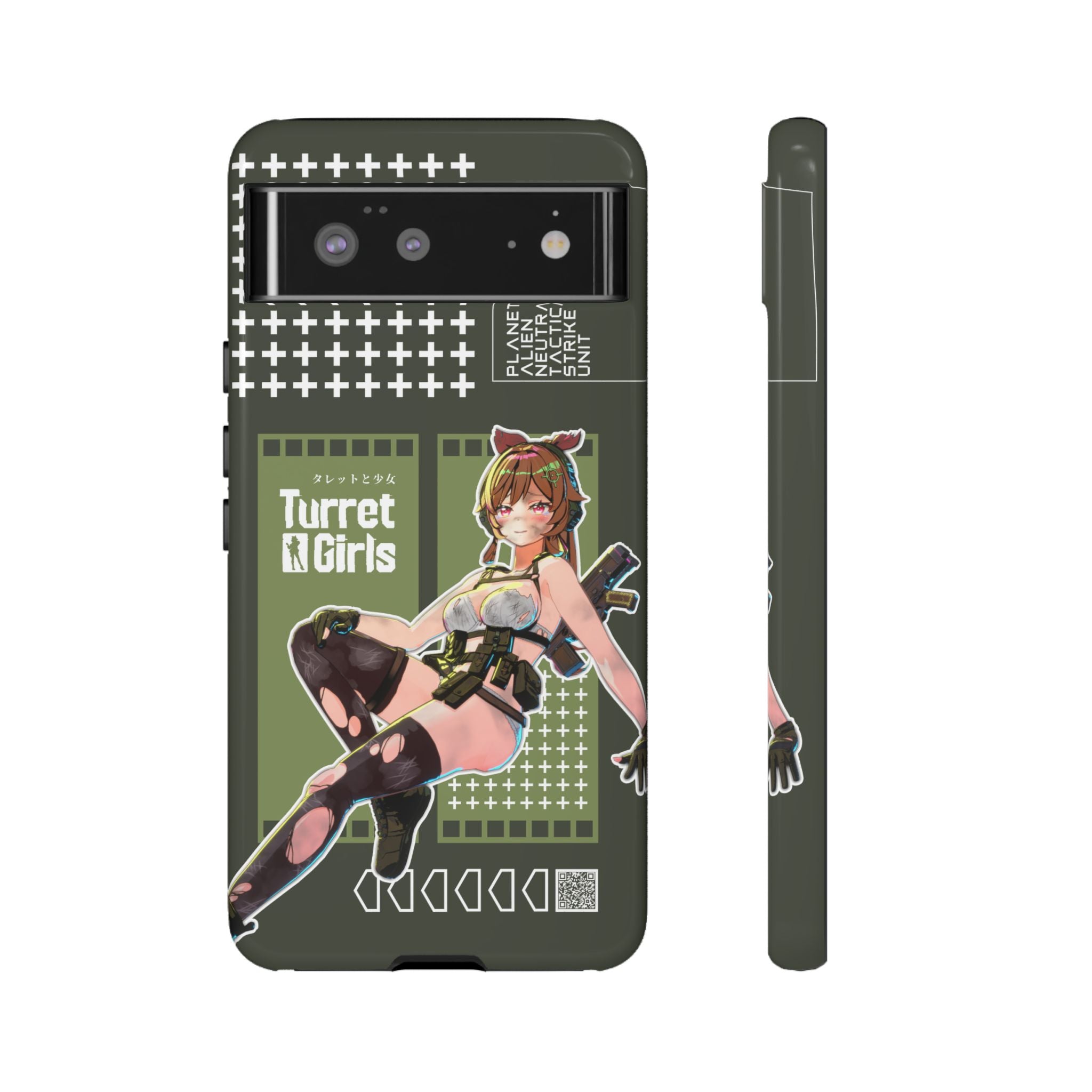 タレットガールズ - ぼろぼろのスマホケース