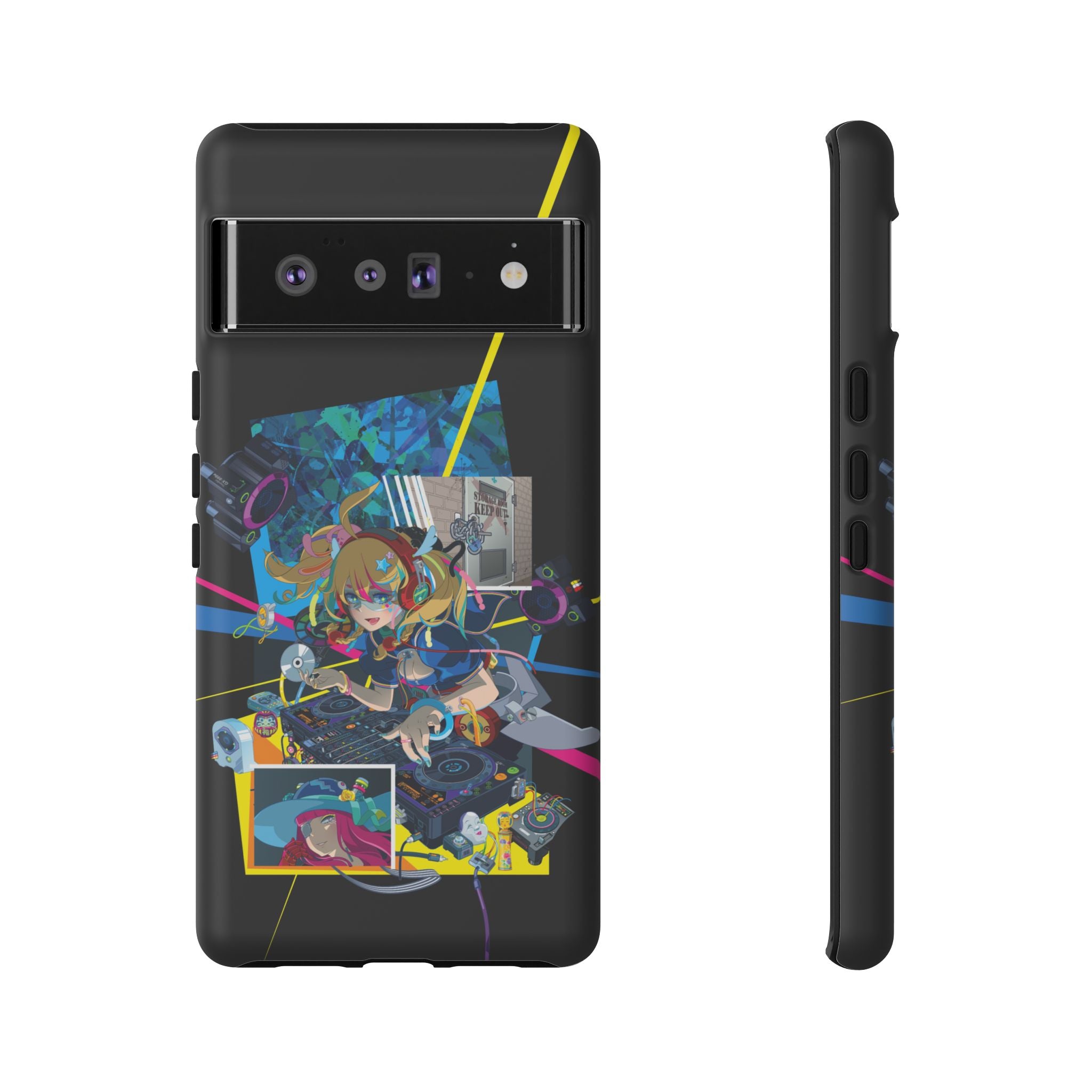 HYPERSONIC music club DJ VAL - Tough Phone Case