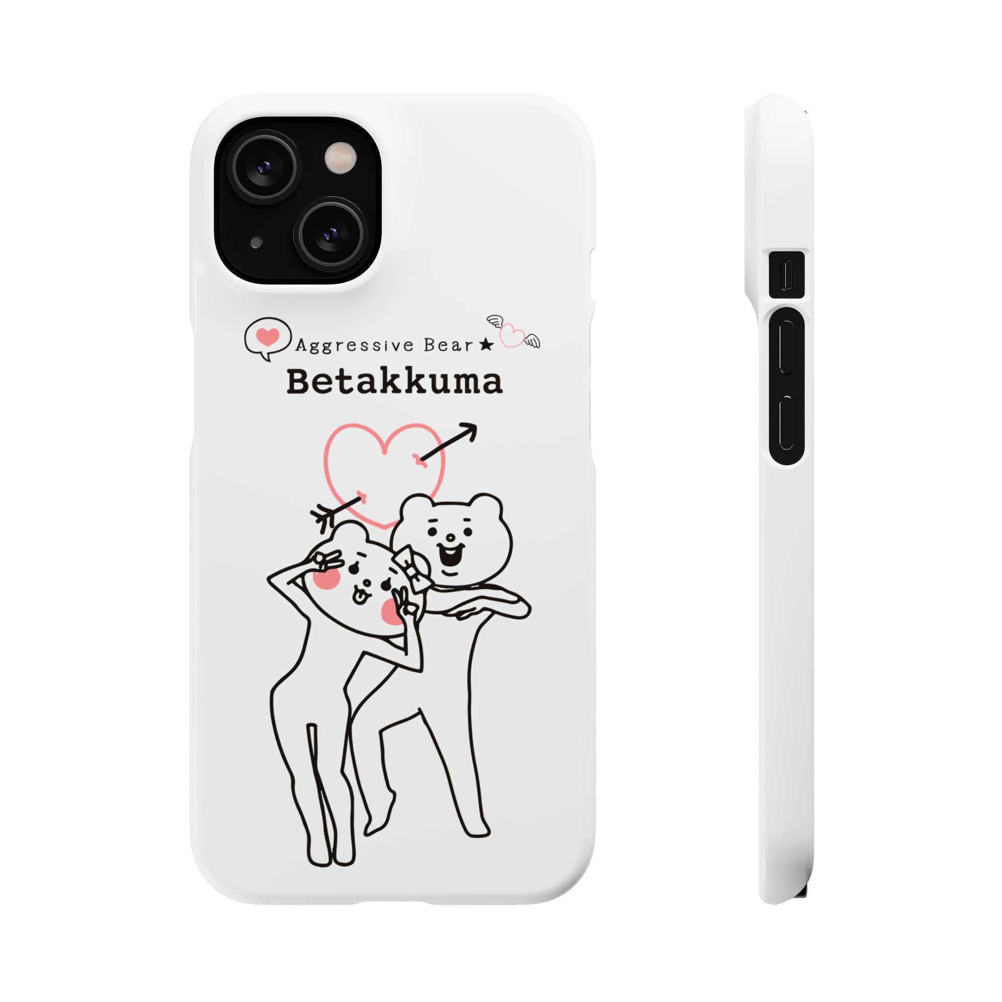 Betakkuma Arrow Heart Phone Case