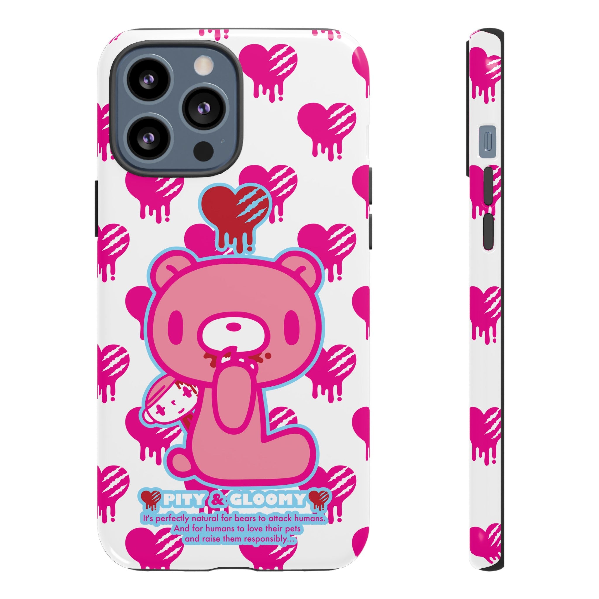 Gloomy Bear White Phone Case