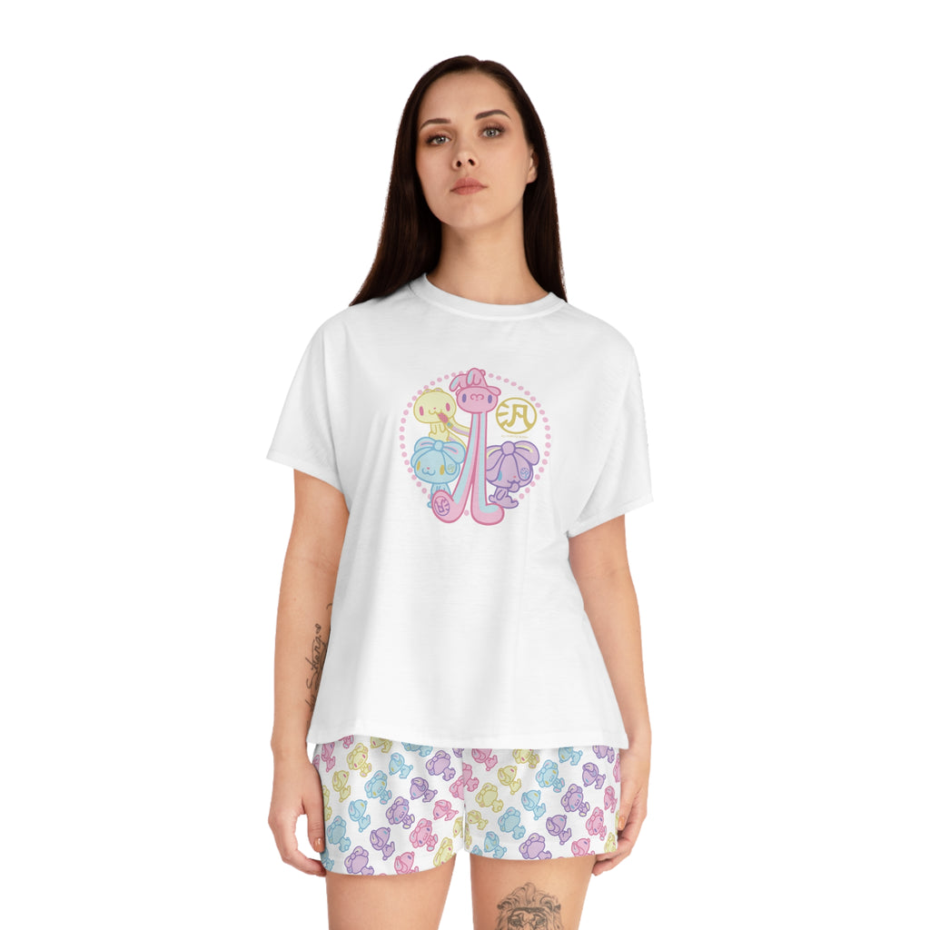 All Purpose Bunny Pastel Pals Pajama Set