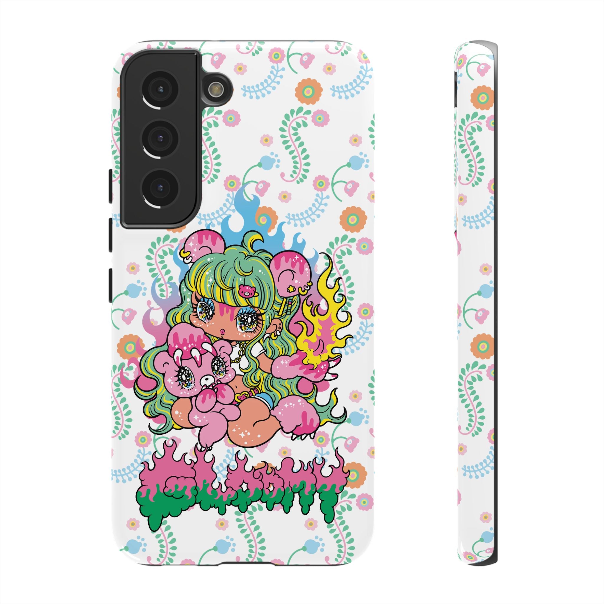 YURIE SEKIYA X GLOOMY BEAR ⭐️ FIRE GIRL PHONE CASE