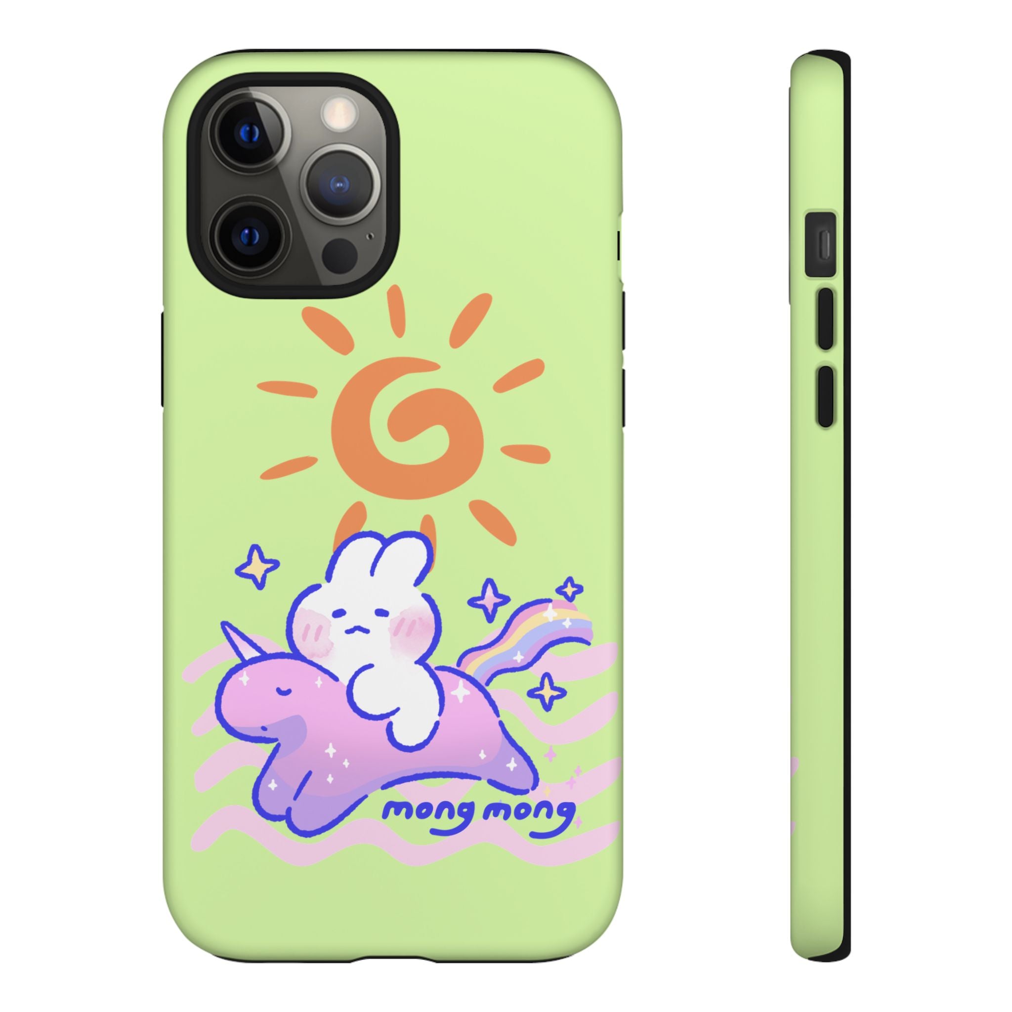 Lovely Mong Mong Ride a Unicorn Phone Case