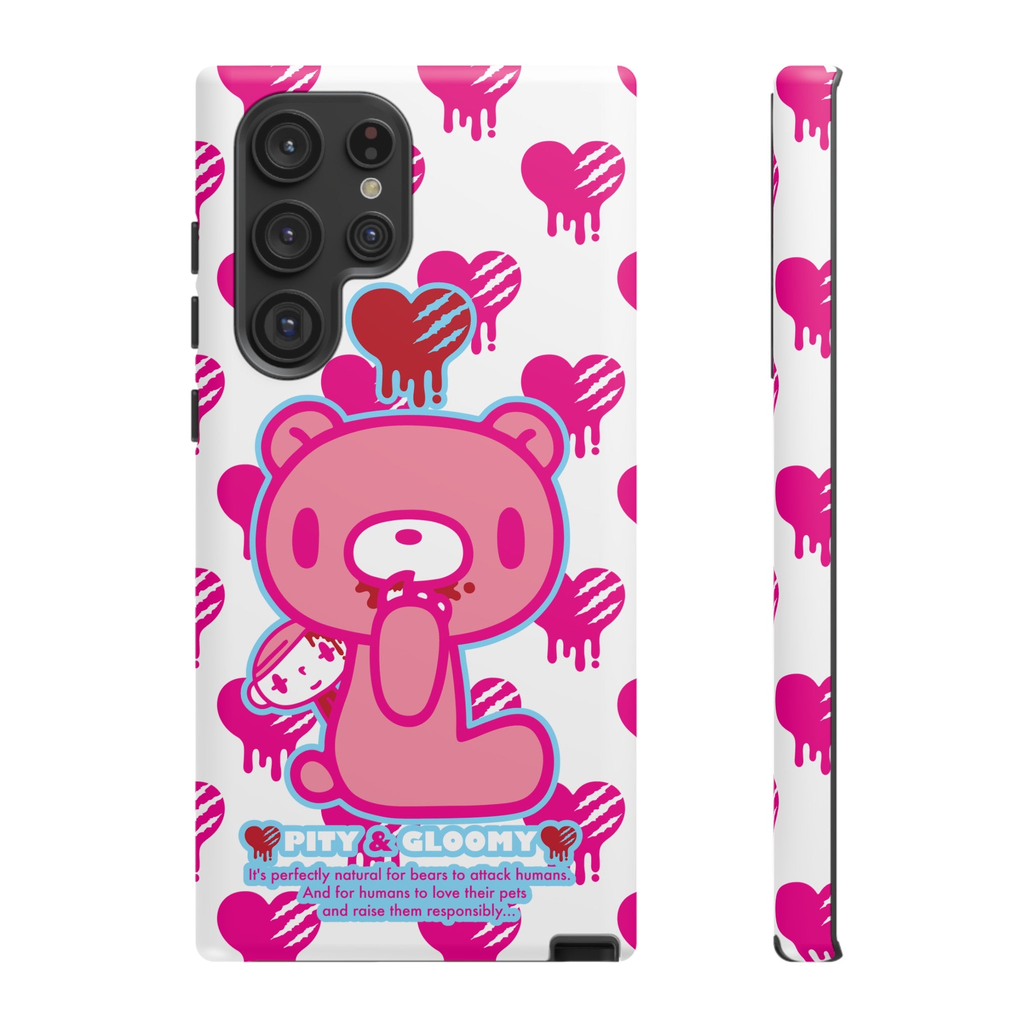 Gloomy Bear White Phone Case