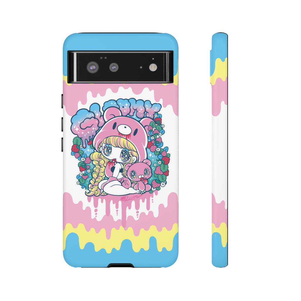 Yurie Sekiya x Gloomy Bear ⭐️ Gloomy-Girl Strawberry Phone Case
