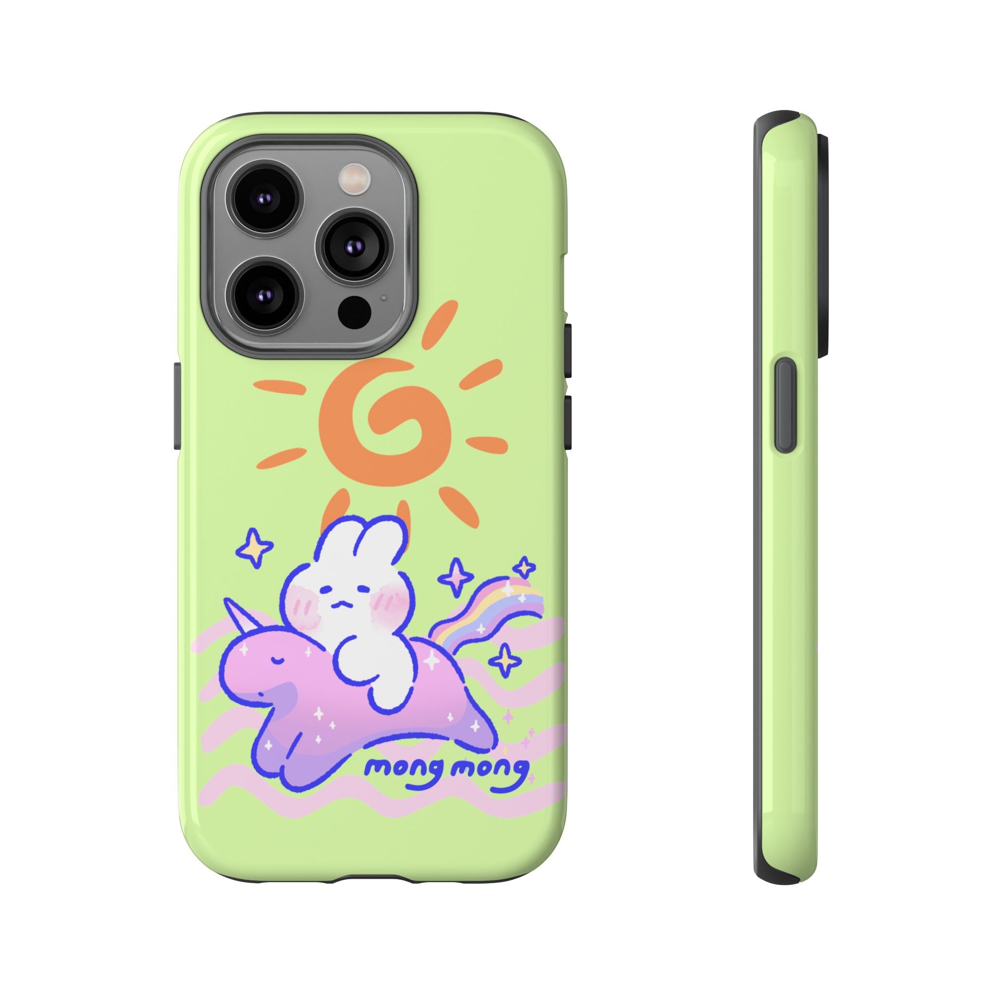 Lovely Mong Mong Ride a Unicorn Phone Case