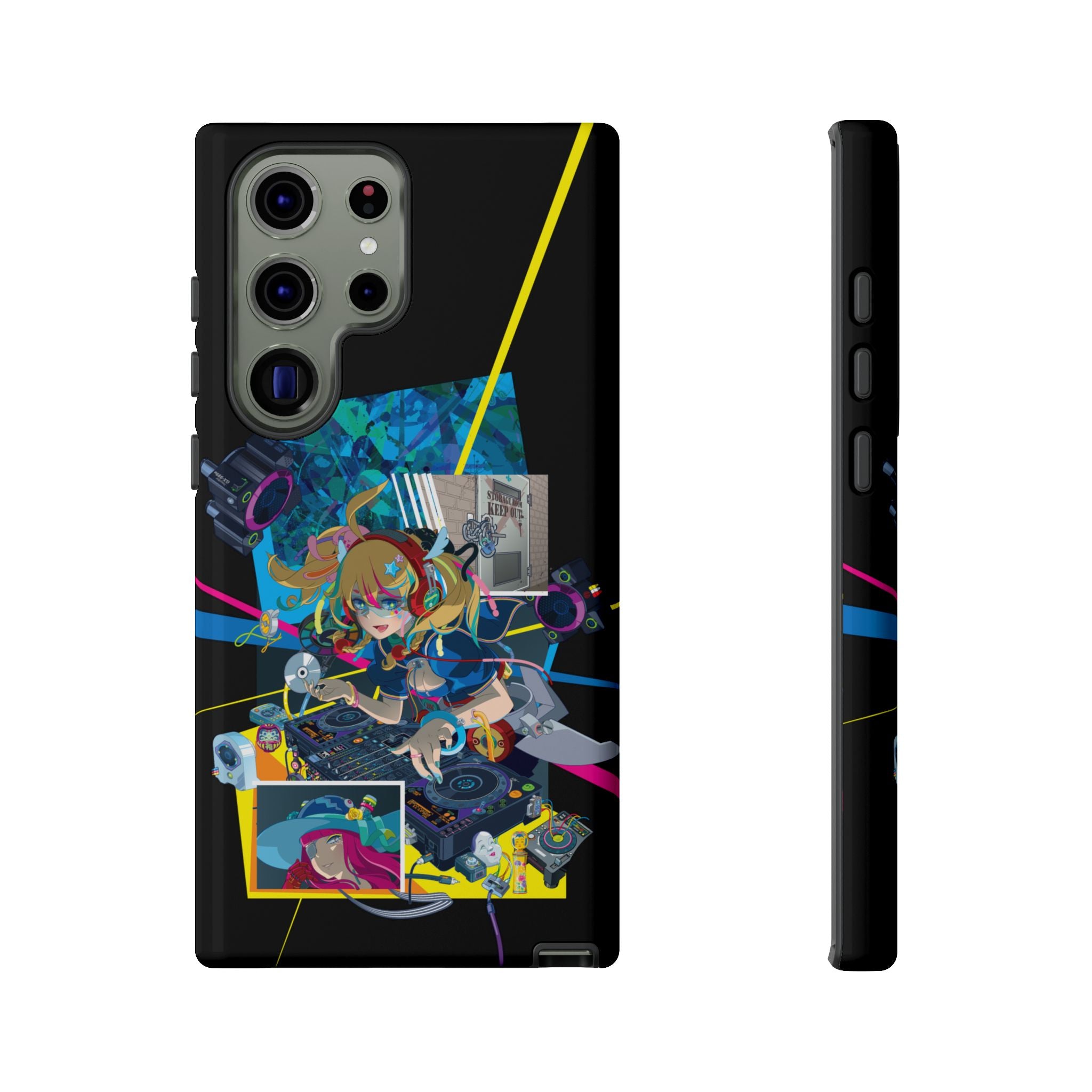 HYPERSONIC music club DJ VAL - Tough Phone Case