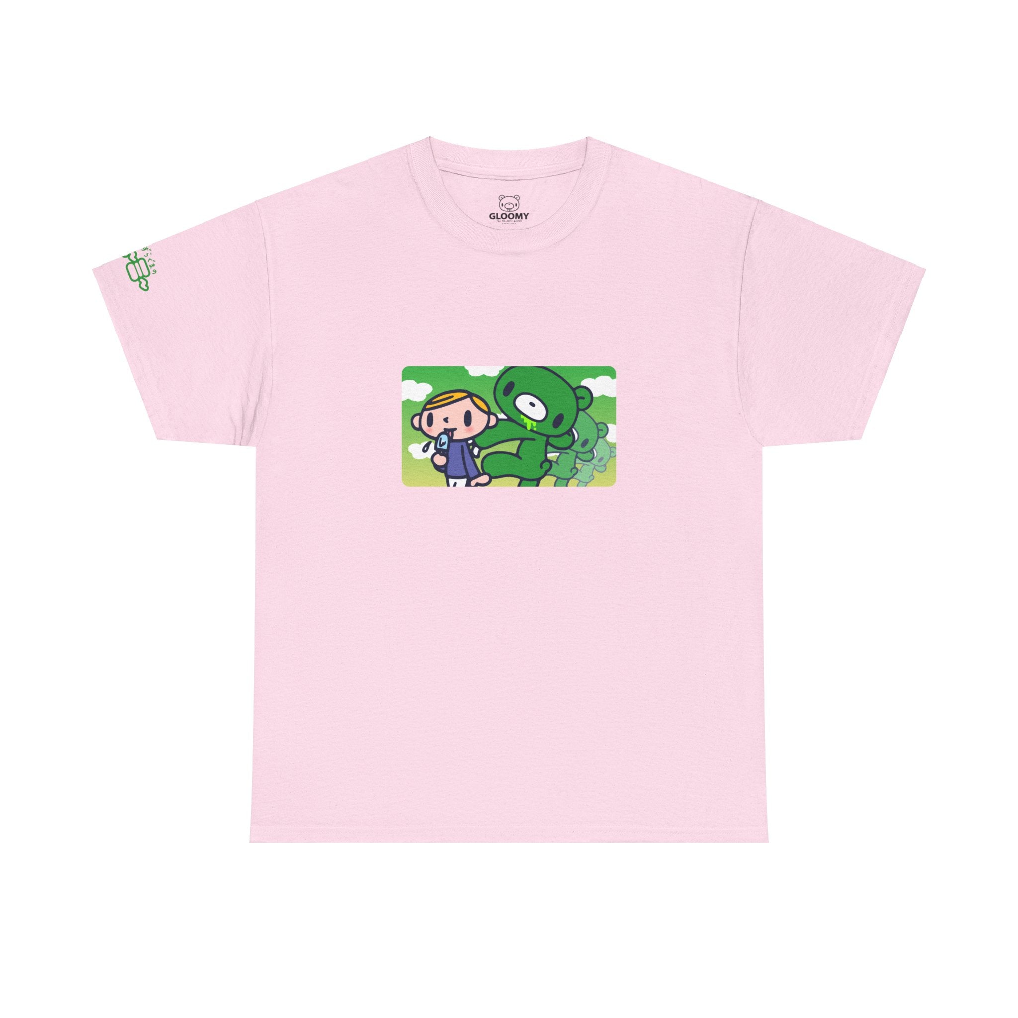 Sneak Up Green Gloomy Bear Tee