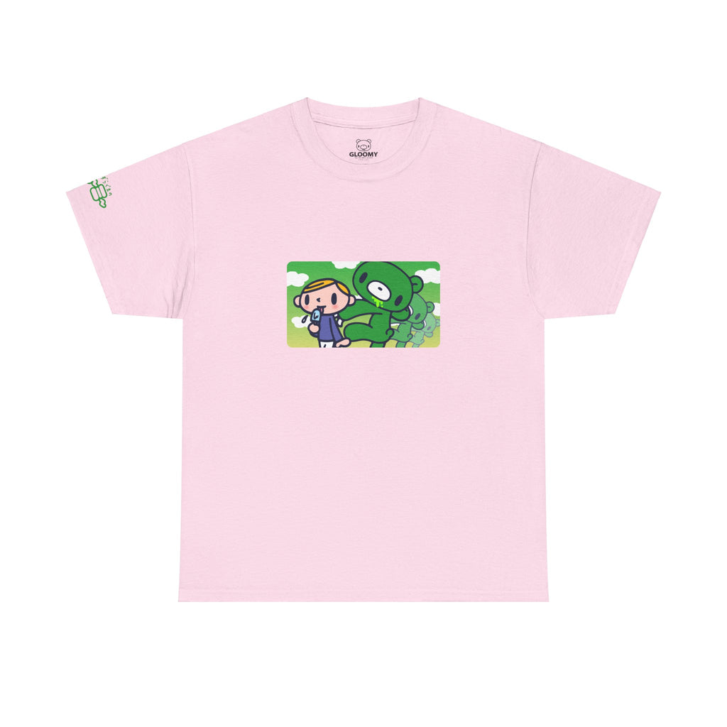 Sneak Up Green Gloomy Bear Tee