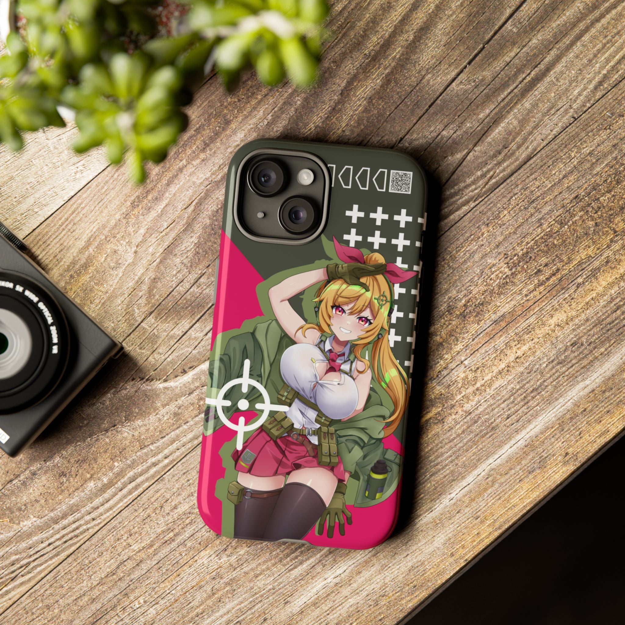 タレットガールズ - ロックオン スマホケース