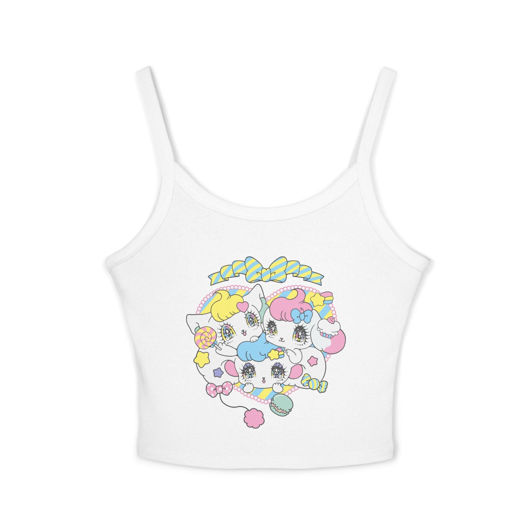 Pero Pero Spaghetti Strap Tank Top