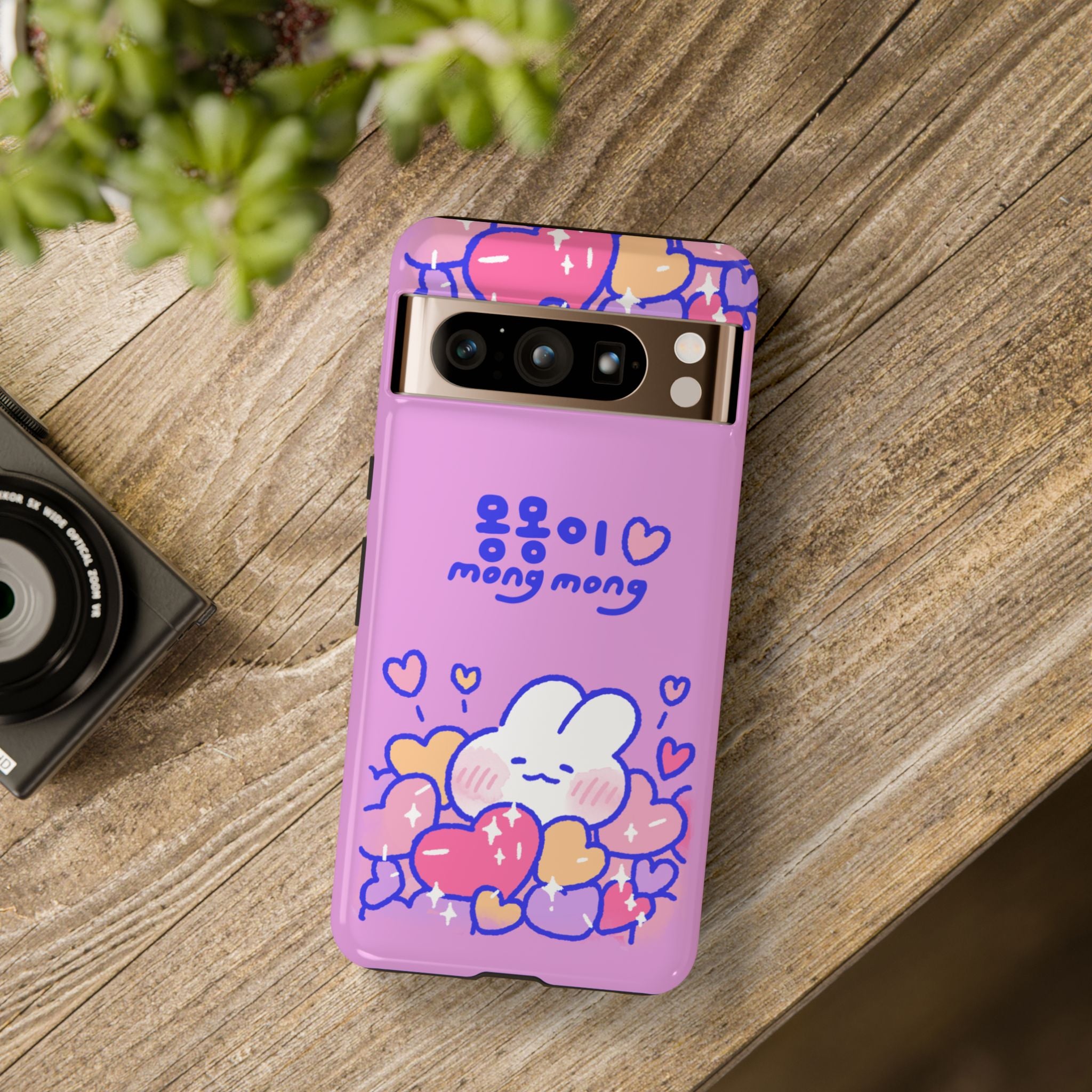 Lovely Mong Mong Heart Bath Phone Case