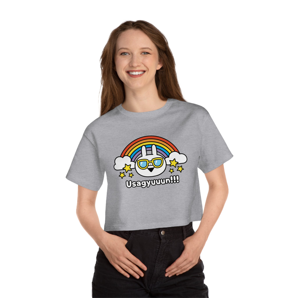 Usagyuuun T Champion Women's Heritage Cropped T-Shirt