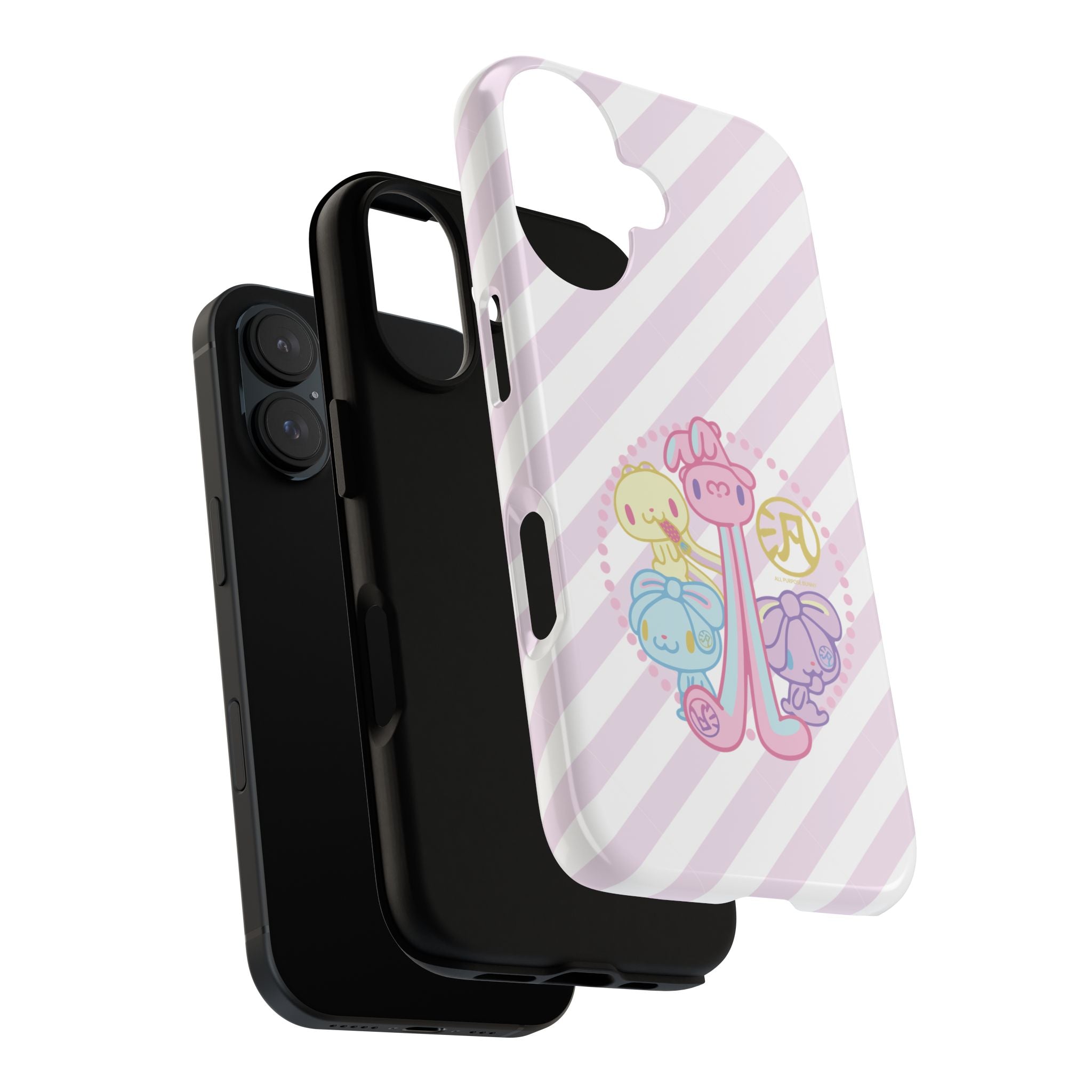 All Purpose Bunny Group Pastel Phone Case