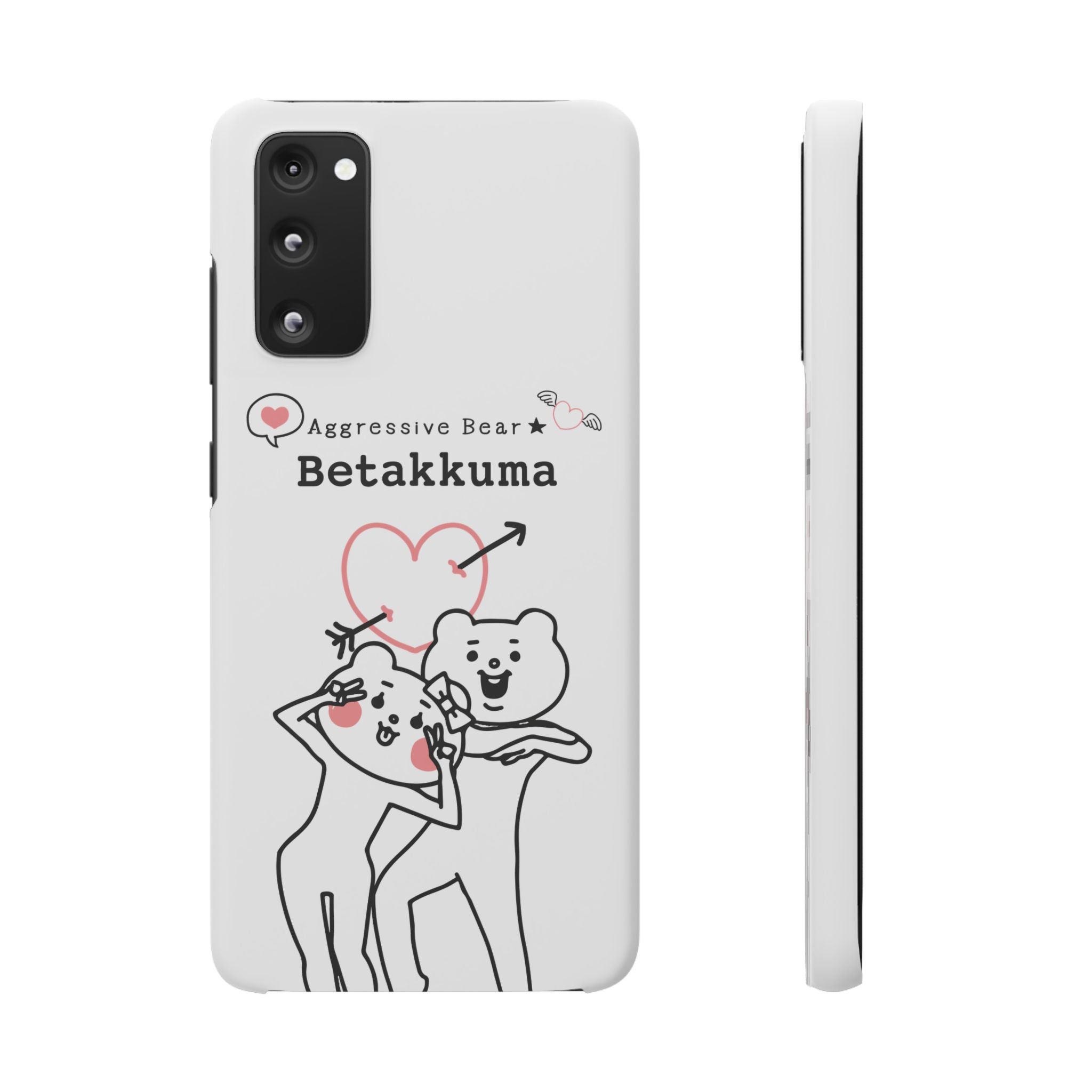 Betakkuma Arrow Heart Phone Case